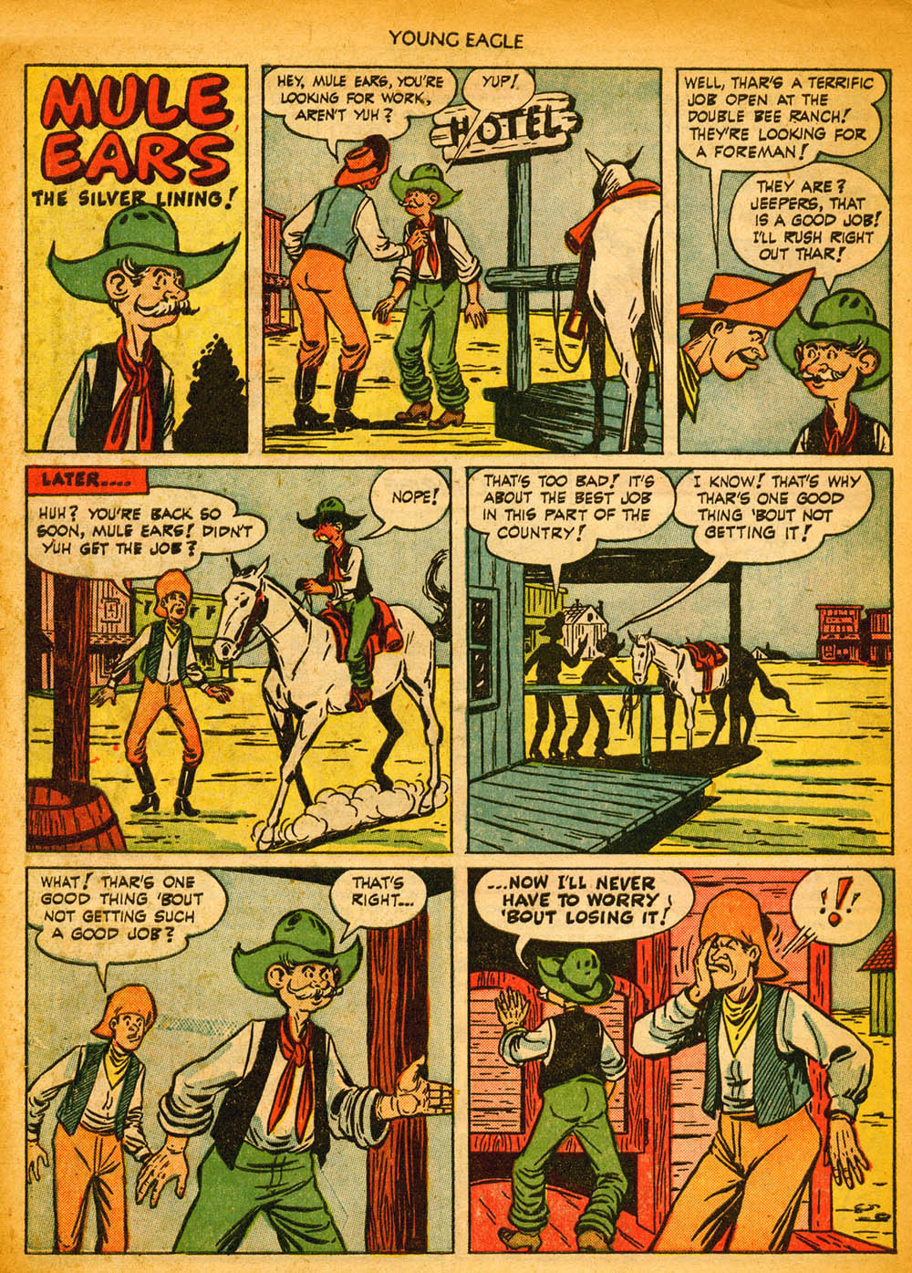 Read online Young Eagle comic -  Issue #10 - 16