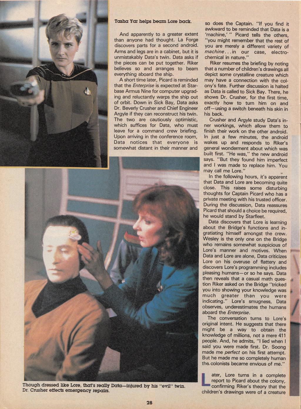 Read online Star Trek The Next Generation (1990) comic -  Issue #1 - 28
