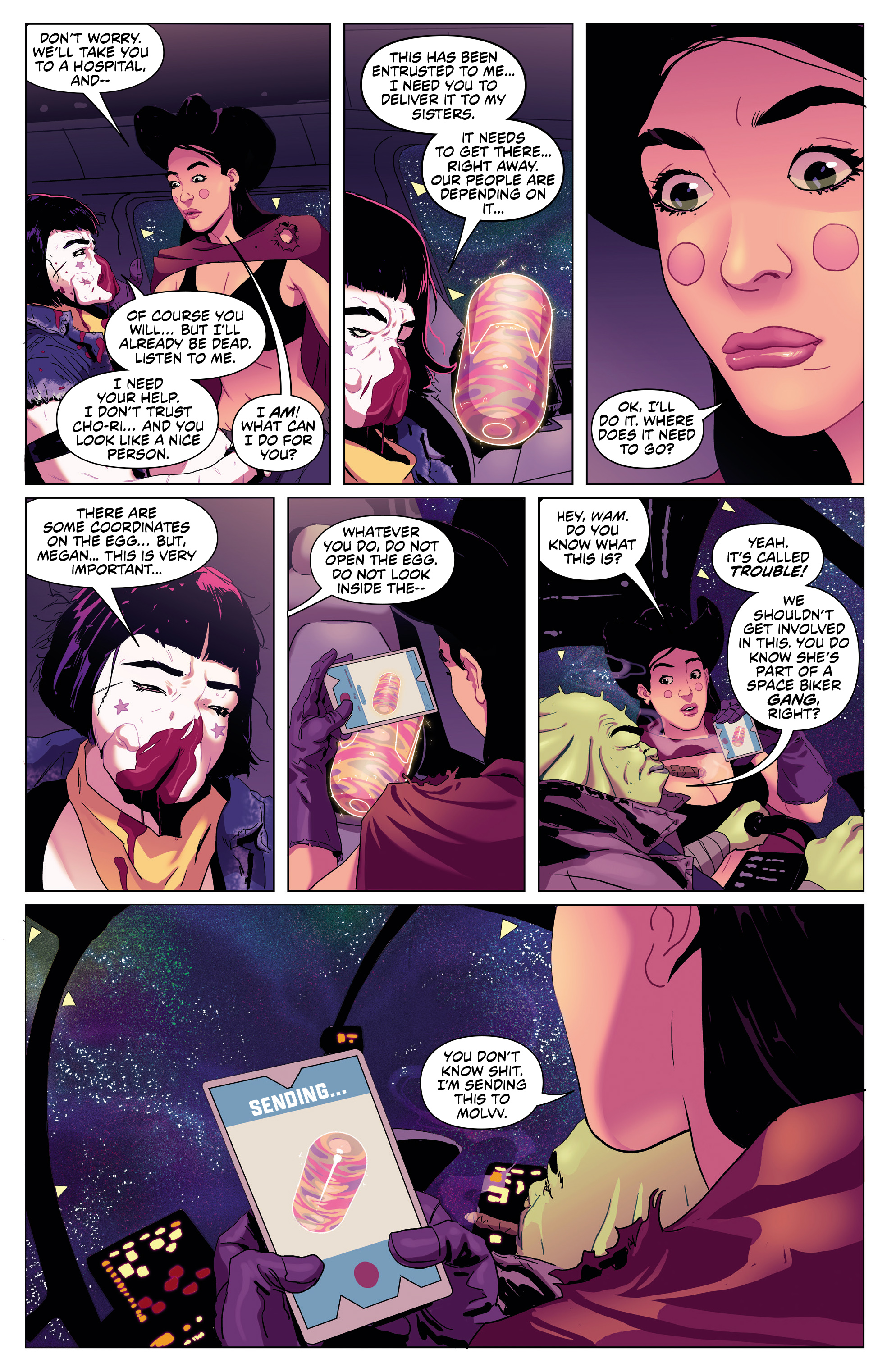 Read online Machine Girl & the Space Hell Engels comic -  Issue #1 - 15