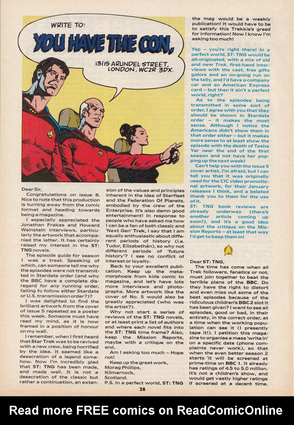 Read online Star Trek The Next Generation (1990) comic -  Issue #11 - 28