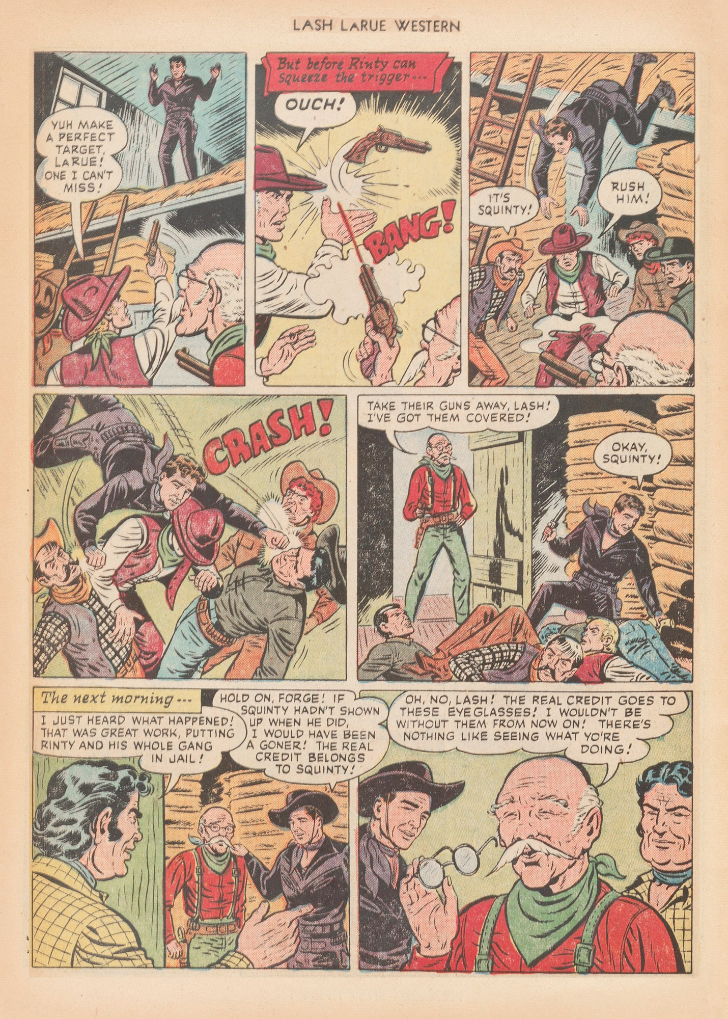 Read online Lash Larue Western (1949) comic -  Issue #12 - 32