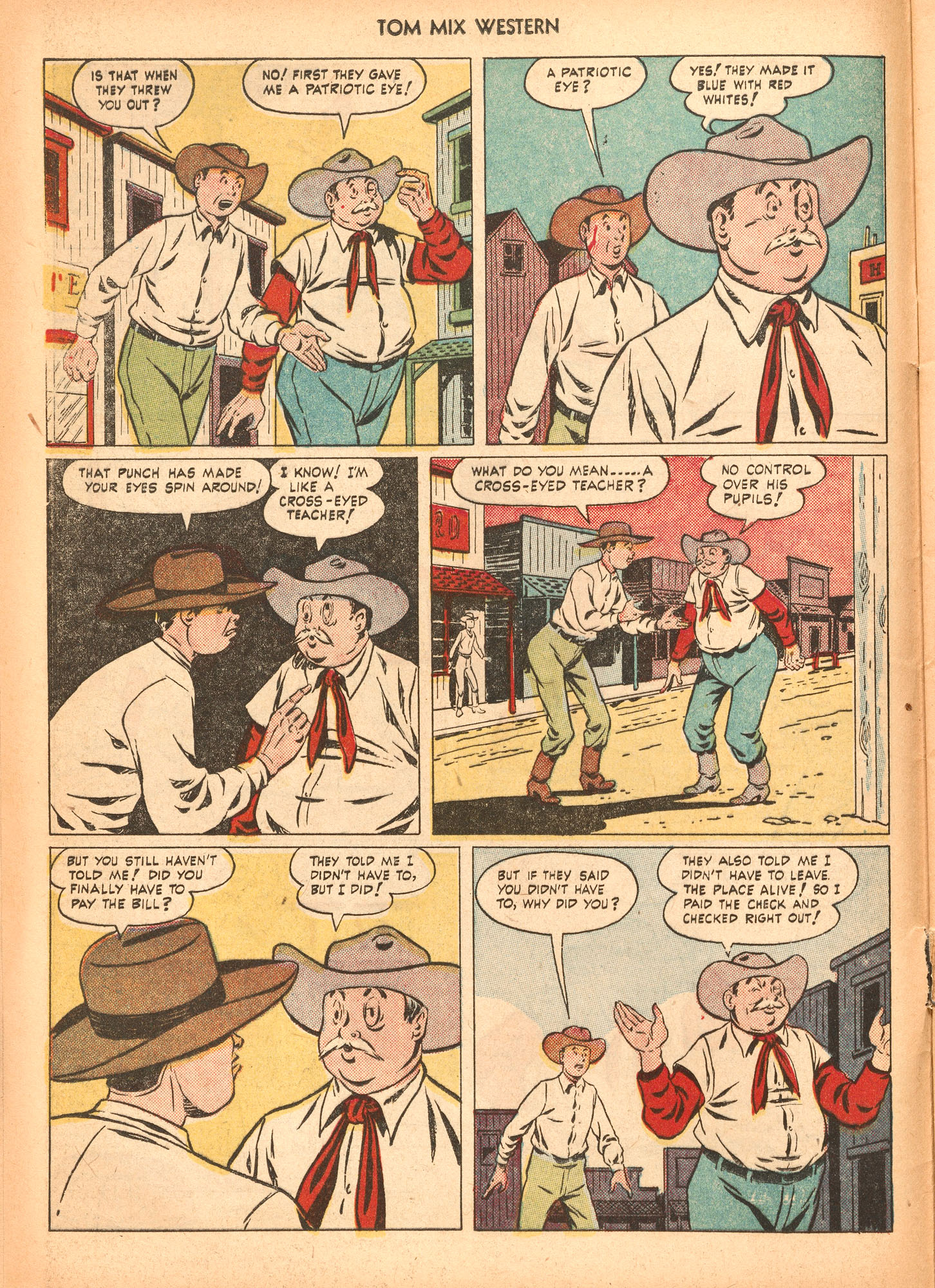 Read online Tom Mix Western (1948) comic -  Issue #40 - 12