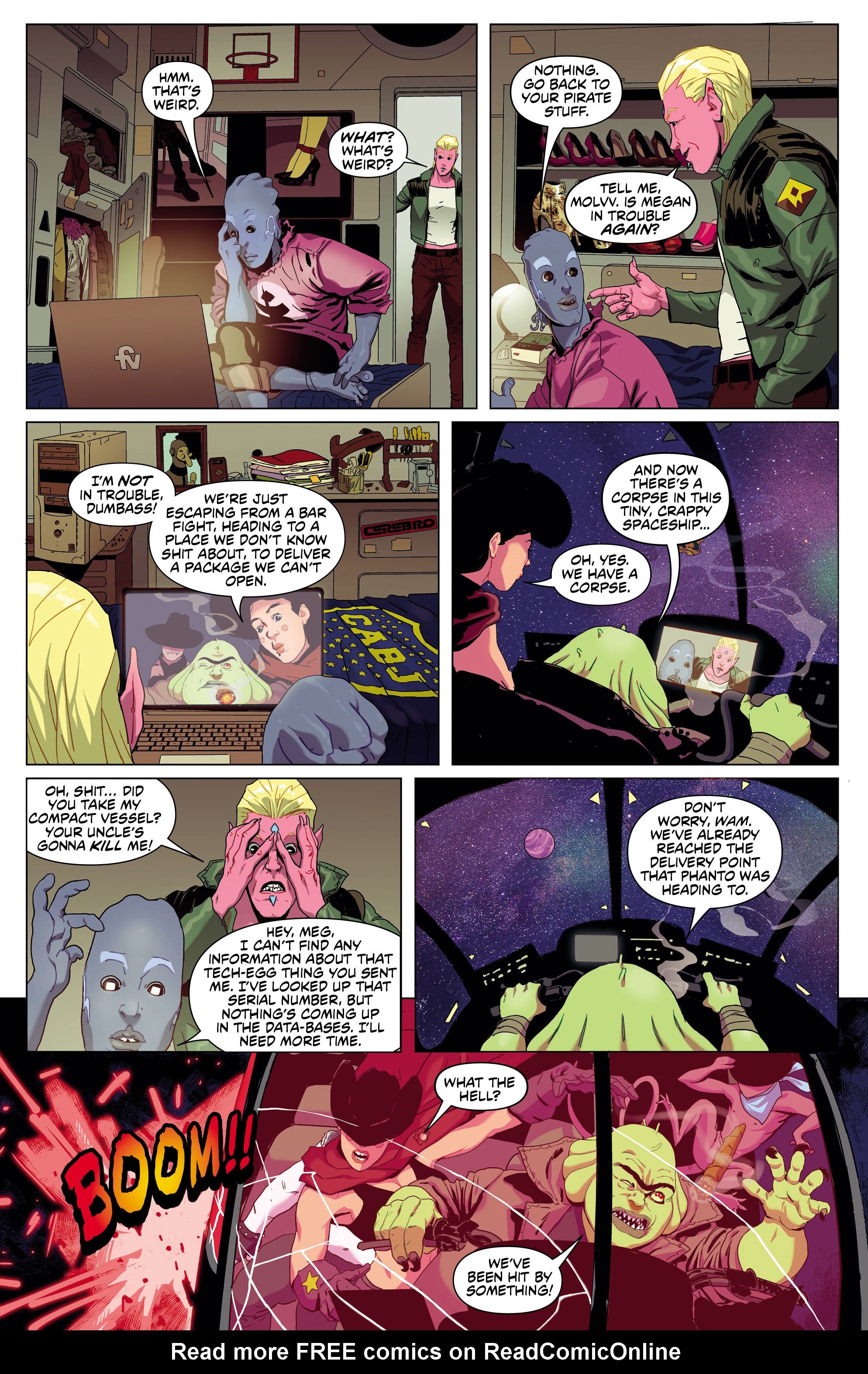 Read online Machine Girl & the Space Hell Engels comic -  Issue #1 - 20