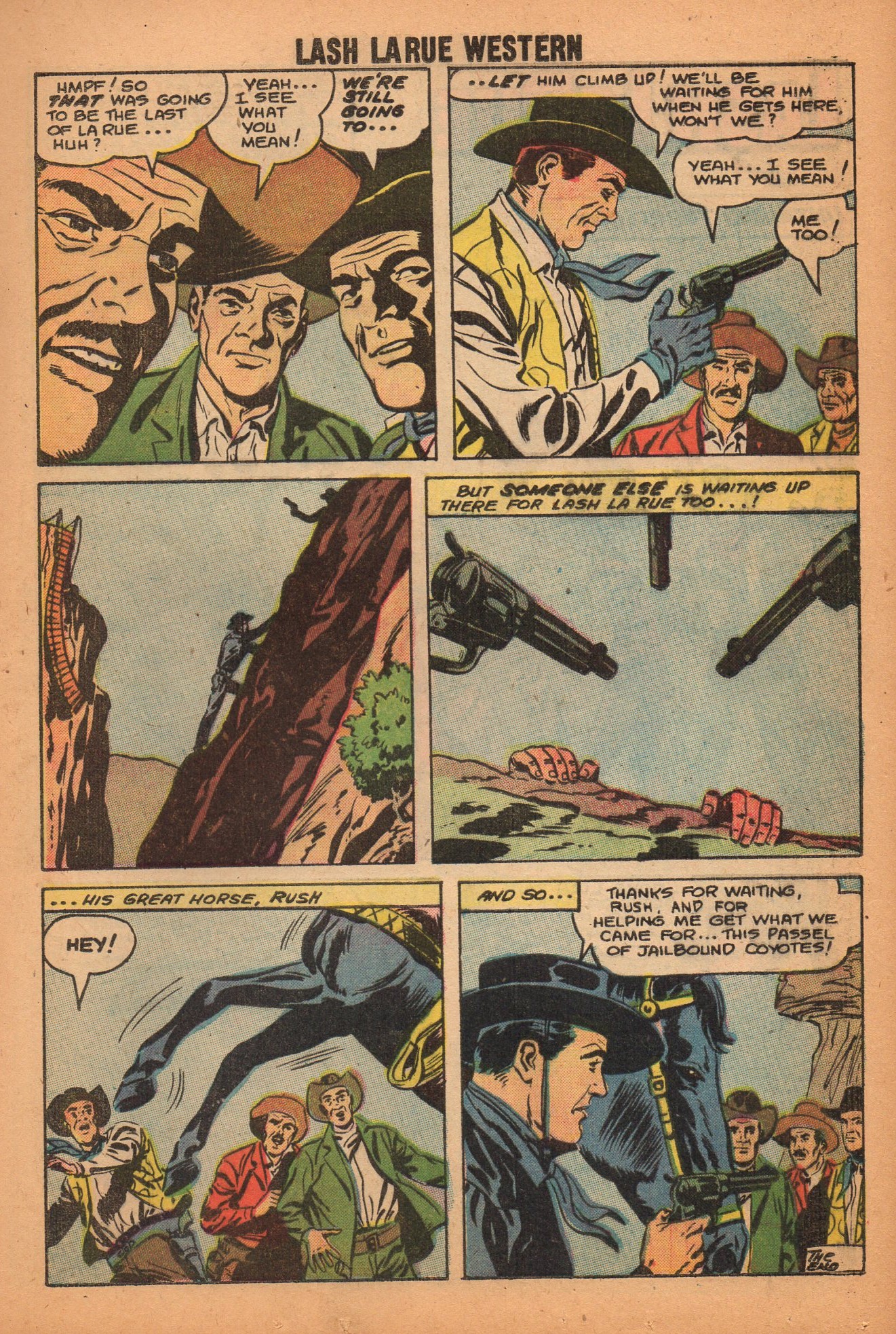 Read online Lash Larue Western (1949) comic -  Issue #71 - 18