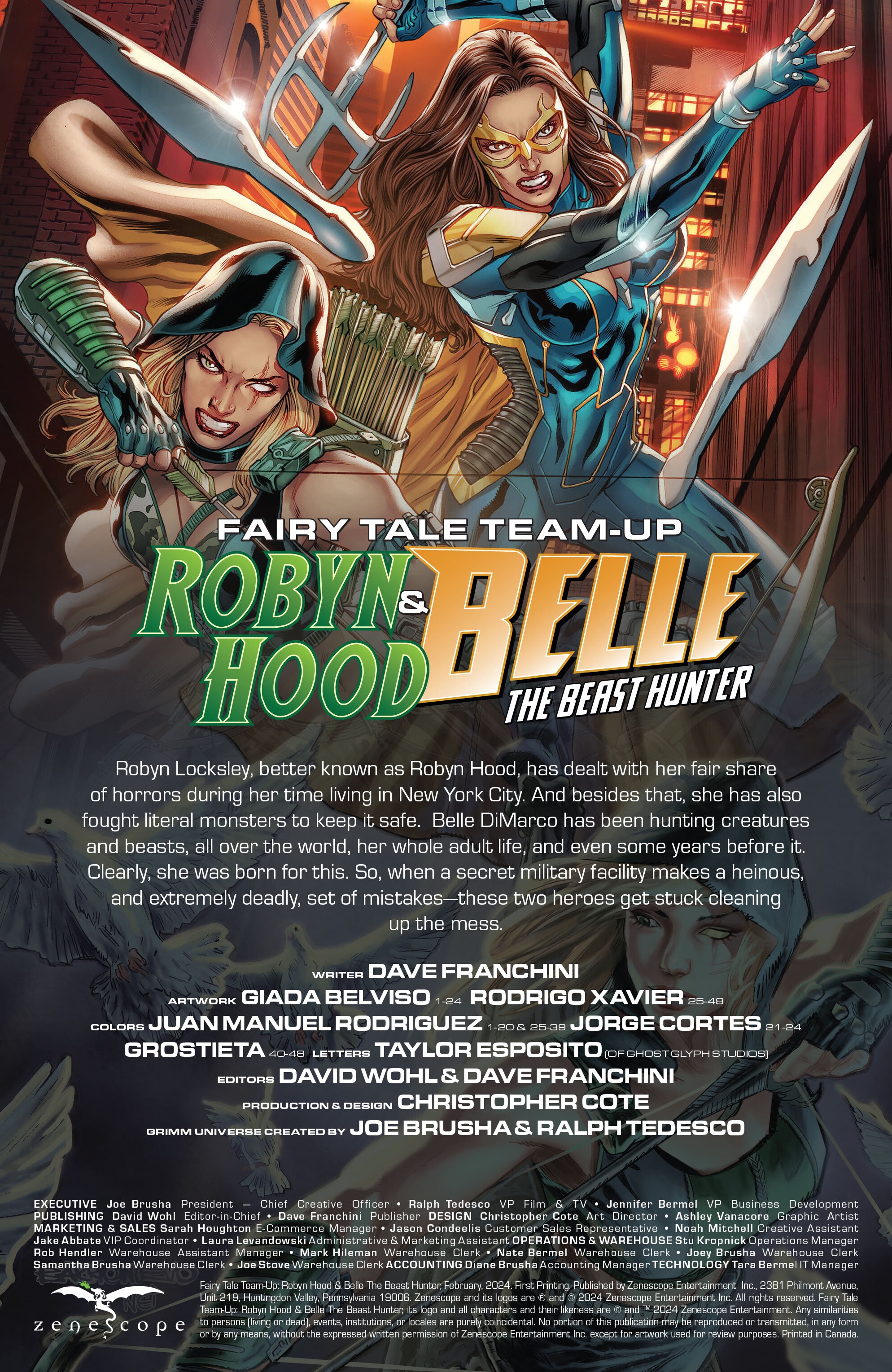 Read online Fairy Tale Team Up: Robyn Hood & Belle comic -  Issue # Full - 2