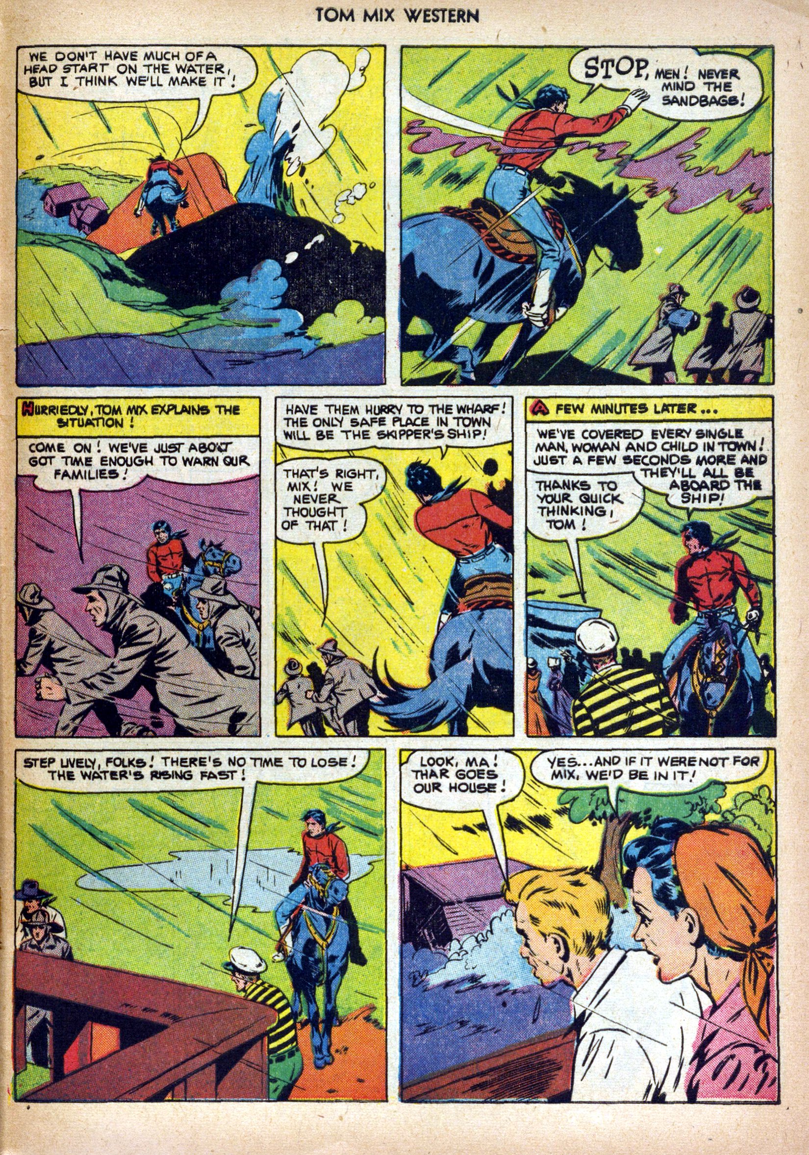 Read online Tom Mix Western (1948) comic -  Issue #48 - 29
