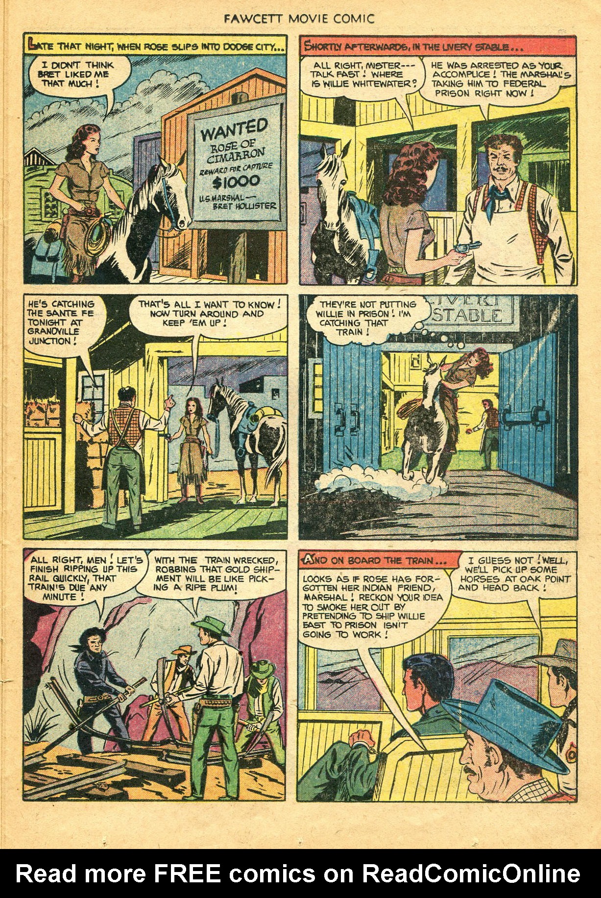 Read online Fawcett Movie Comic comic -  Issue #17 - 23