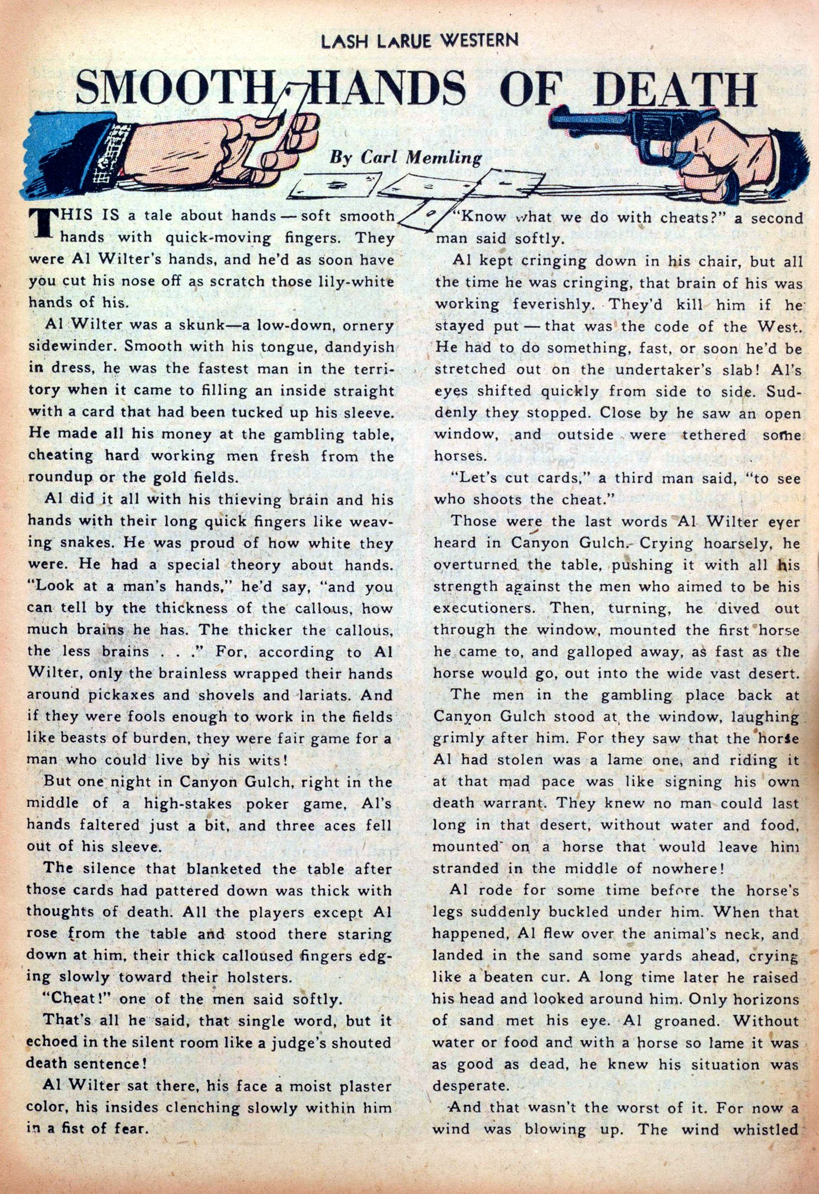 Read online Lash Larue Western (1949) comic -  Issue #35 - 11