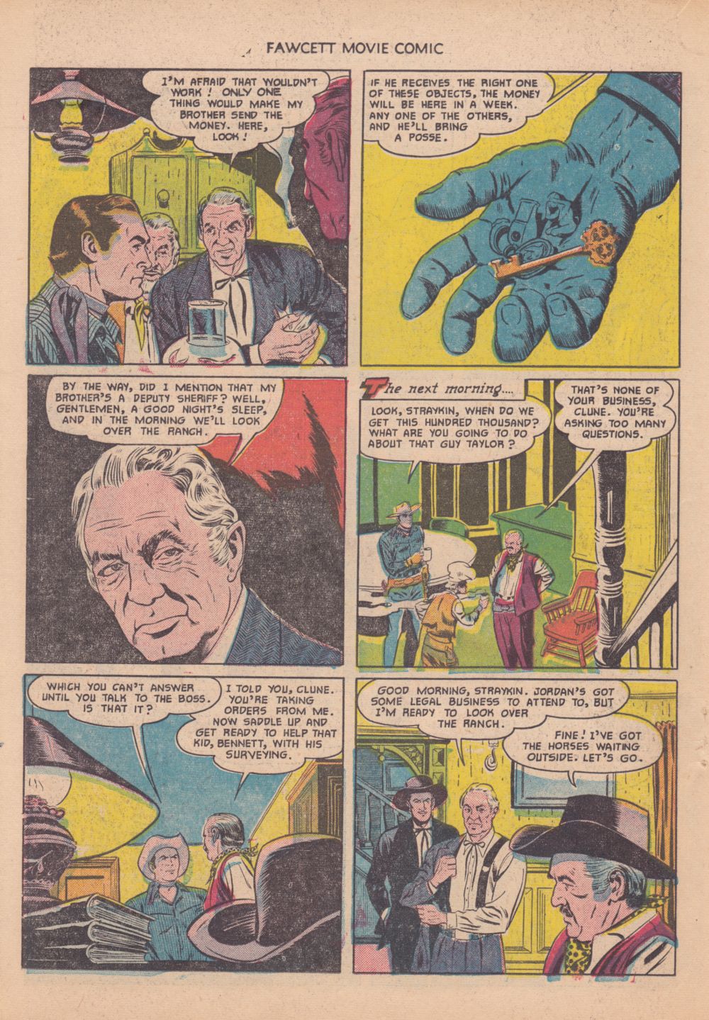 Read online Fawcett Movie Comic comic -  Issue #12 - 18