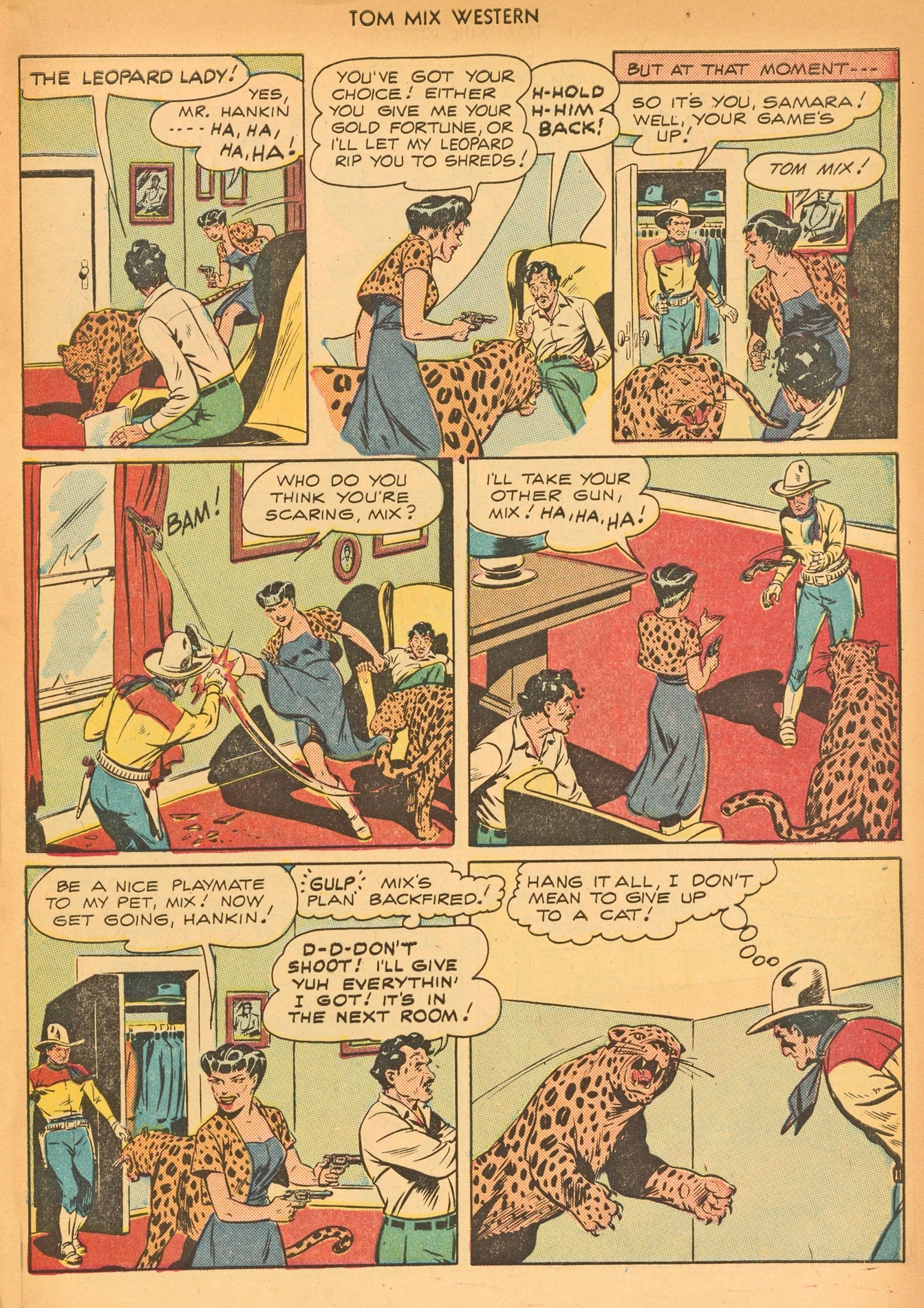 Read online Tom Mix Western (1948) comic -  Issue #8 - 31