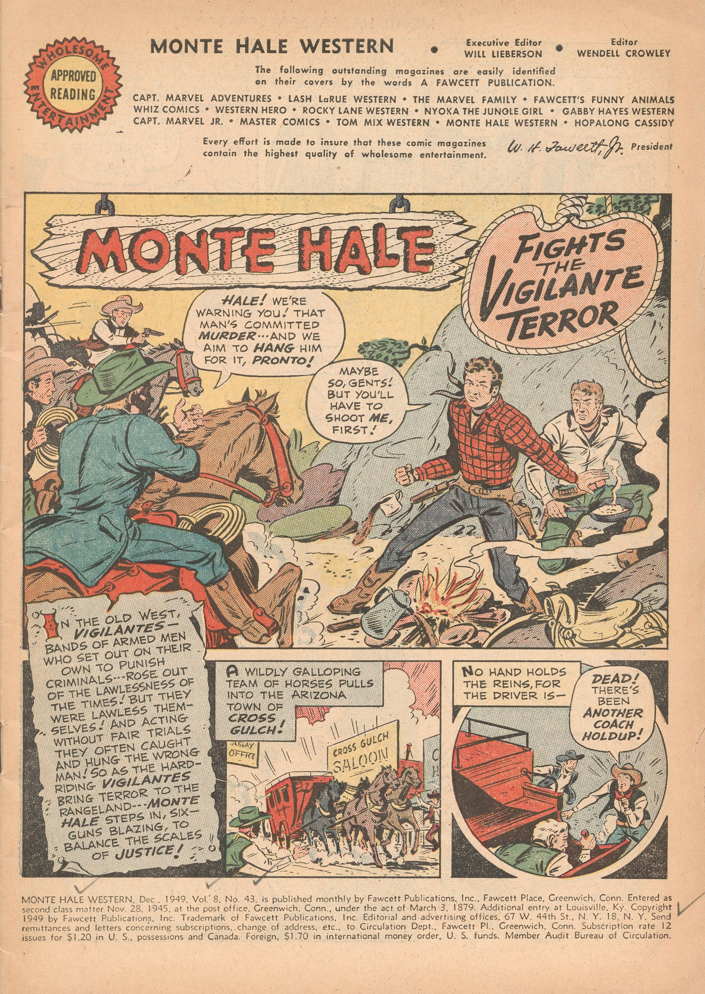 Read online Monte Hale Western comic -  Issue #43 - 3