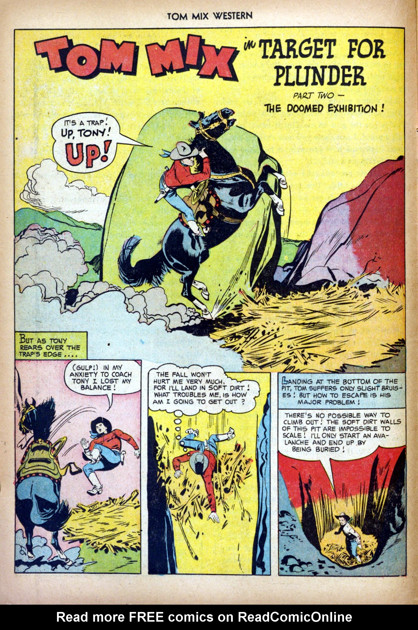 Read online Tom Mix Western (1948) comic -  Issue #58 - 14