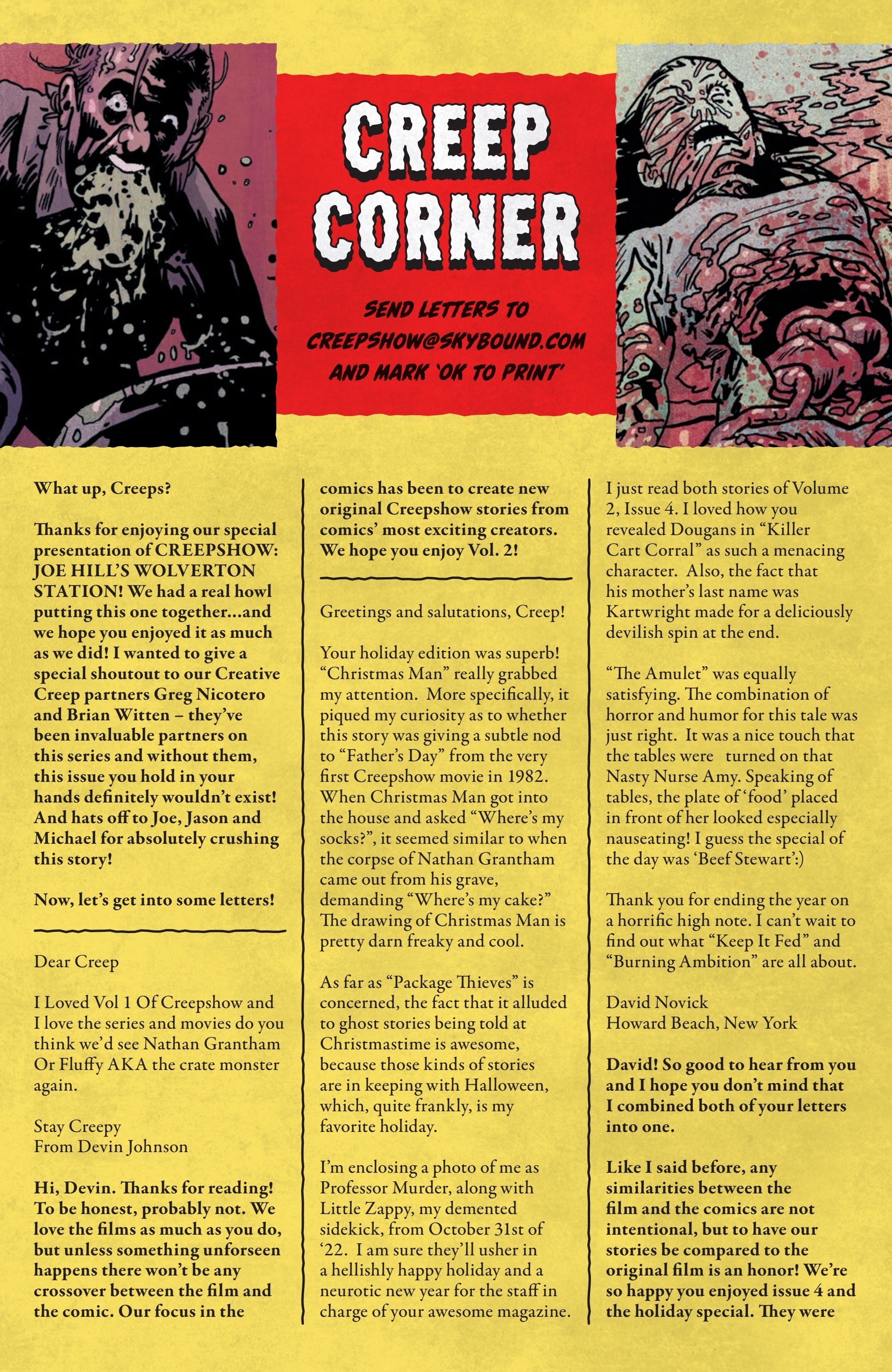 Read online Creepshow: Joe Hill's Wolverton Station comic -  Issue # Full - 24