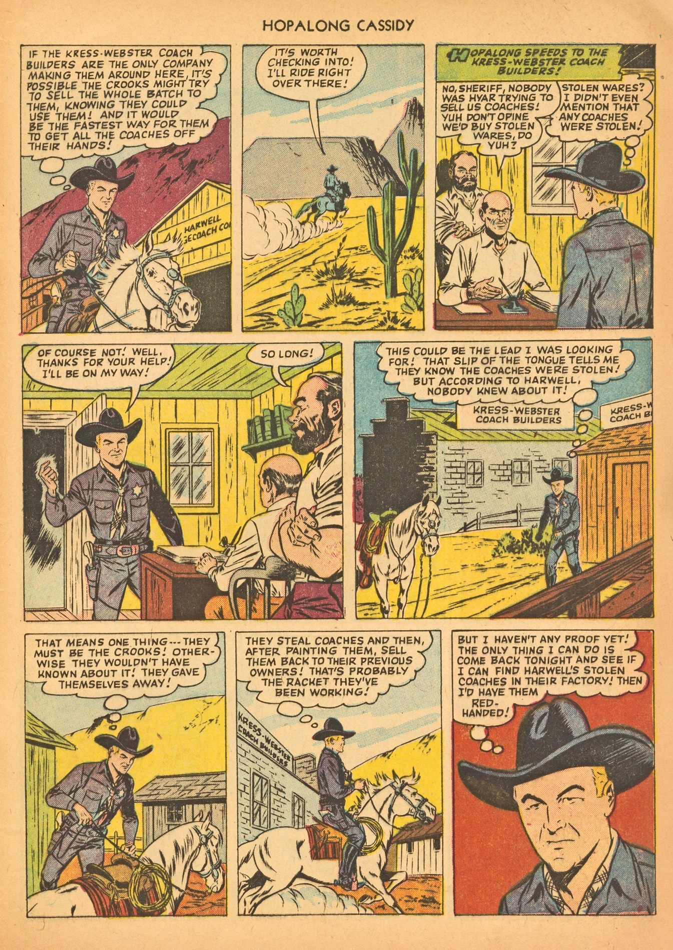 Read online Hopalong Cassidy comic -  Issue #66 - 29