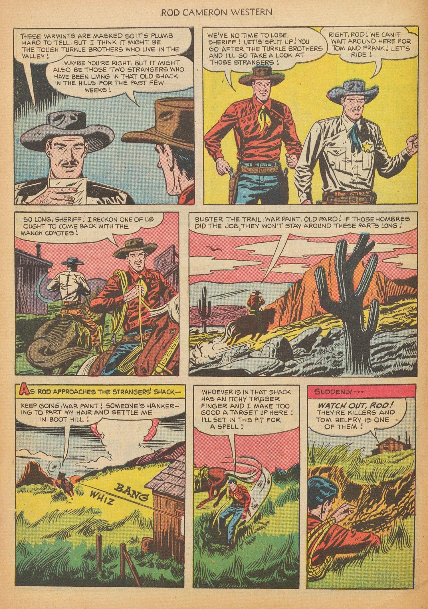 Read online Rod Cameron Western comic -  Issue #16 - 8
