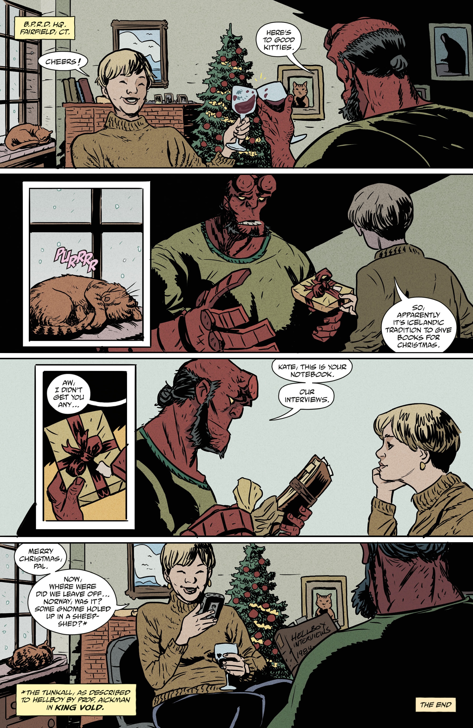 Read online Hellboy Winter Special: The Yule Cat comic -  Issue # Full - 22