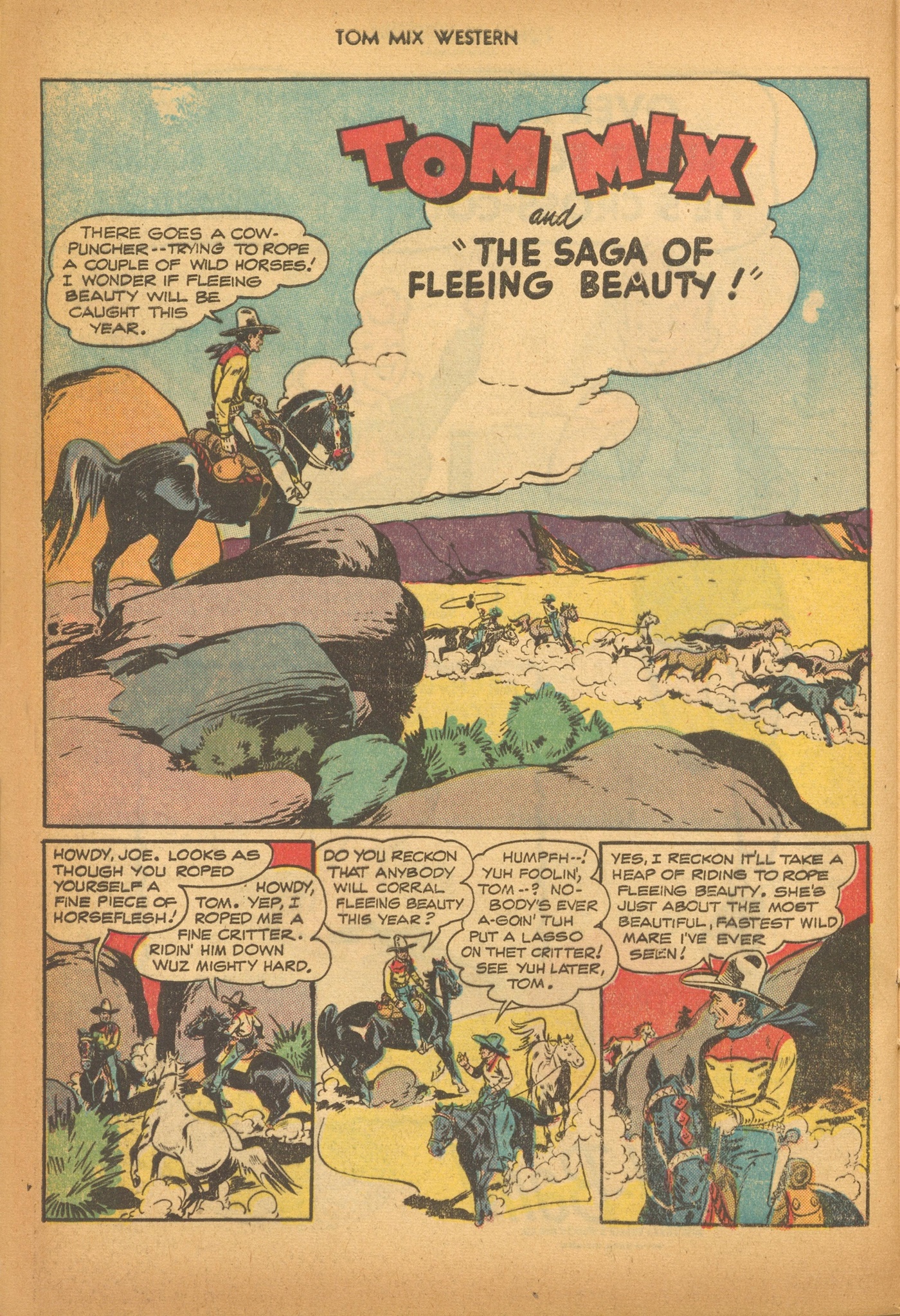 Read online Tom Mix Western (1948) comic -  Issue #6 - 32