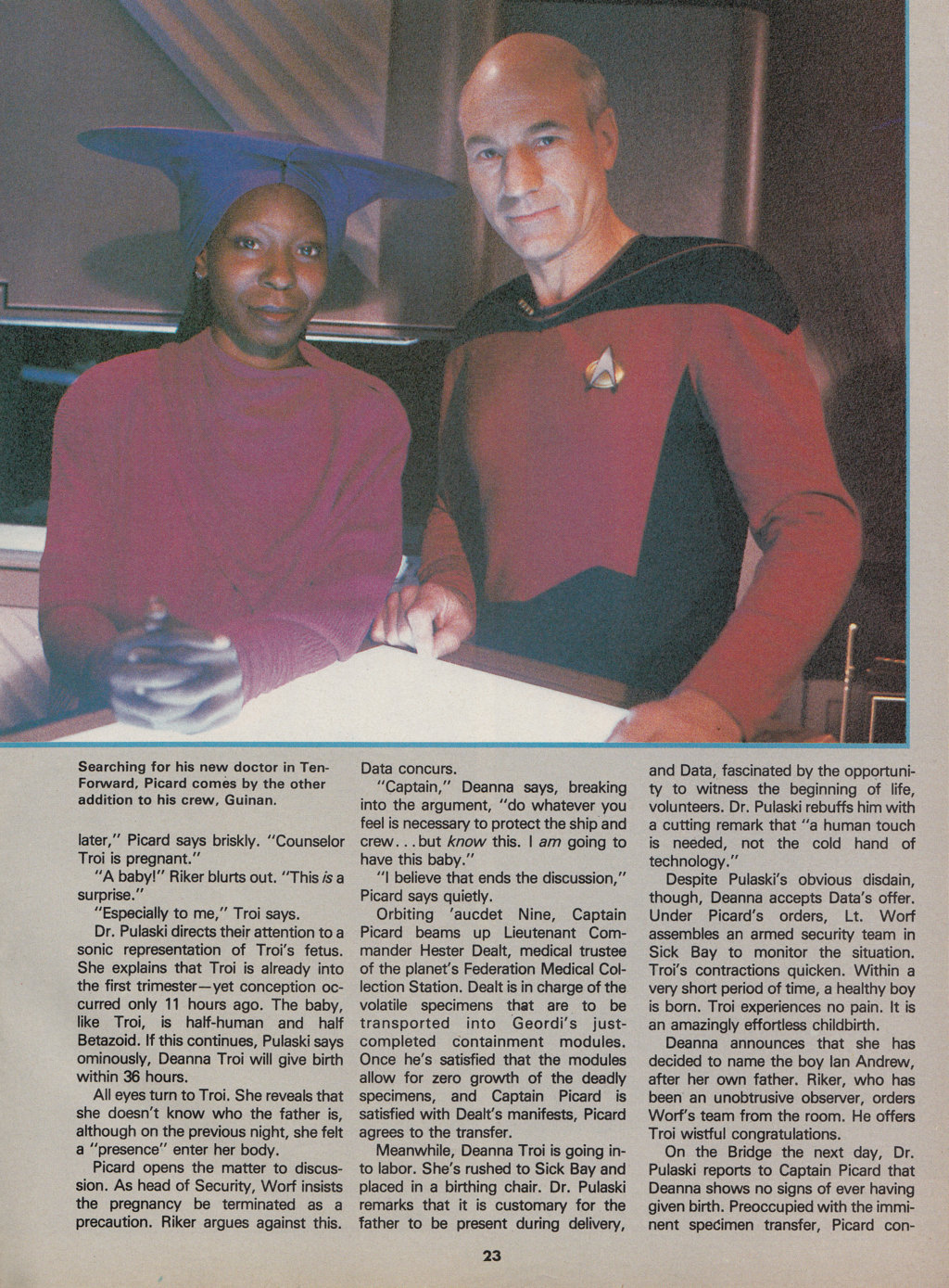 Read online Star Trek The Next Generation (1990) comic -  Issue #14 - 23