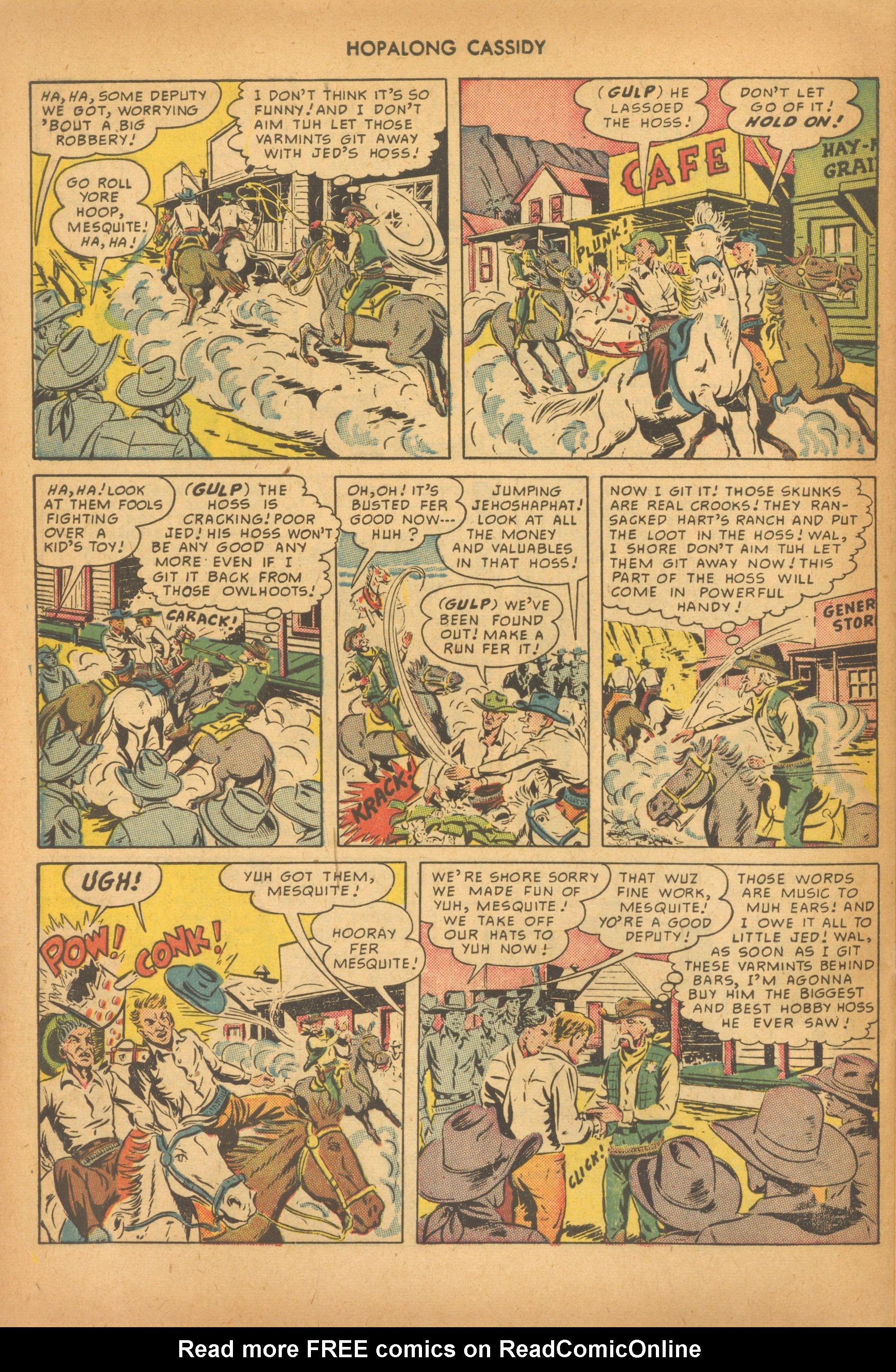Read online Hopalong Cassidy comic -  Issue #43 - 32