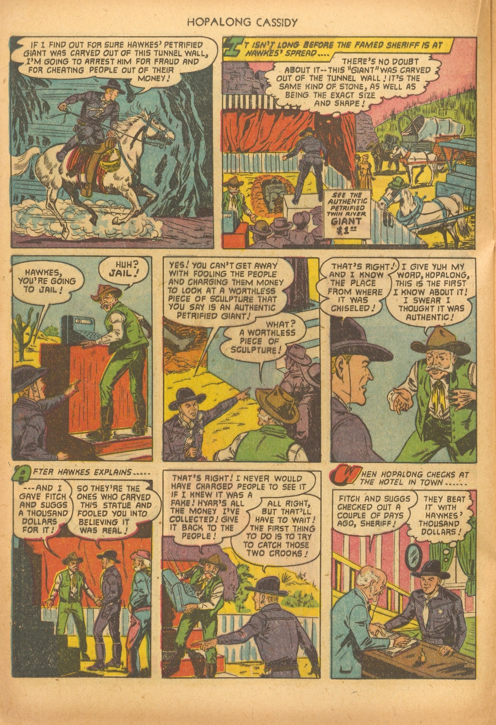 Read online Hopalong Cassidy comic -  Issue #67 - 20