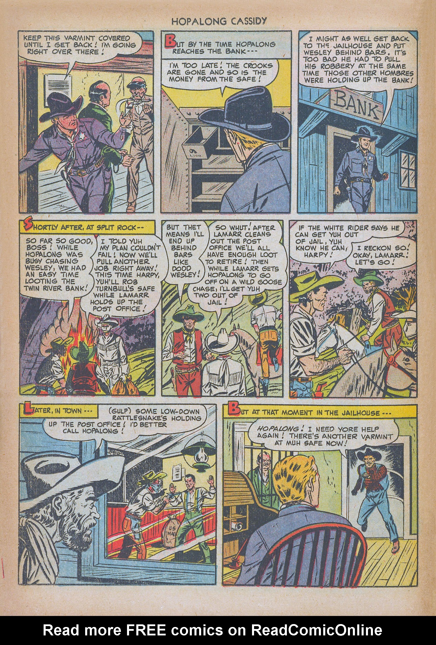 Read online Hopalong Cassidy comic -  Issue #36 - 12