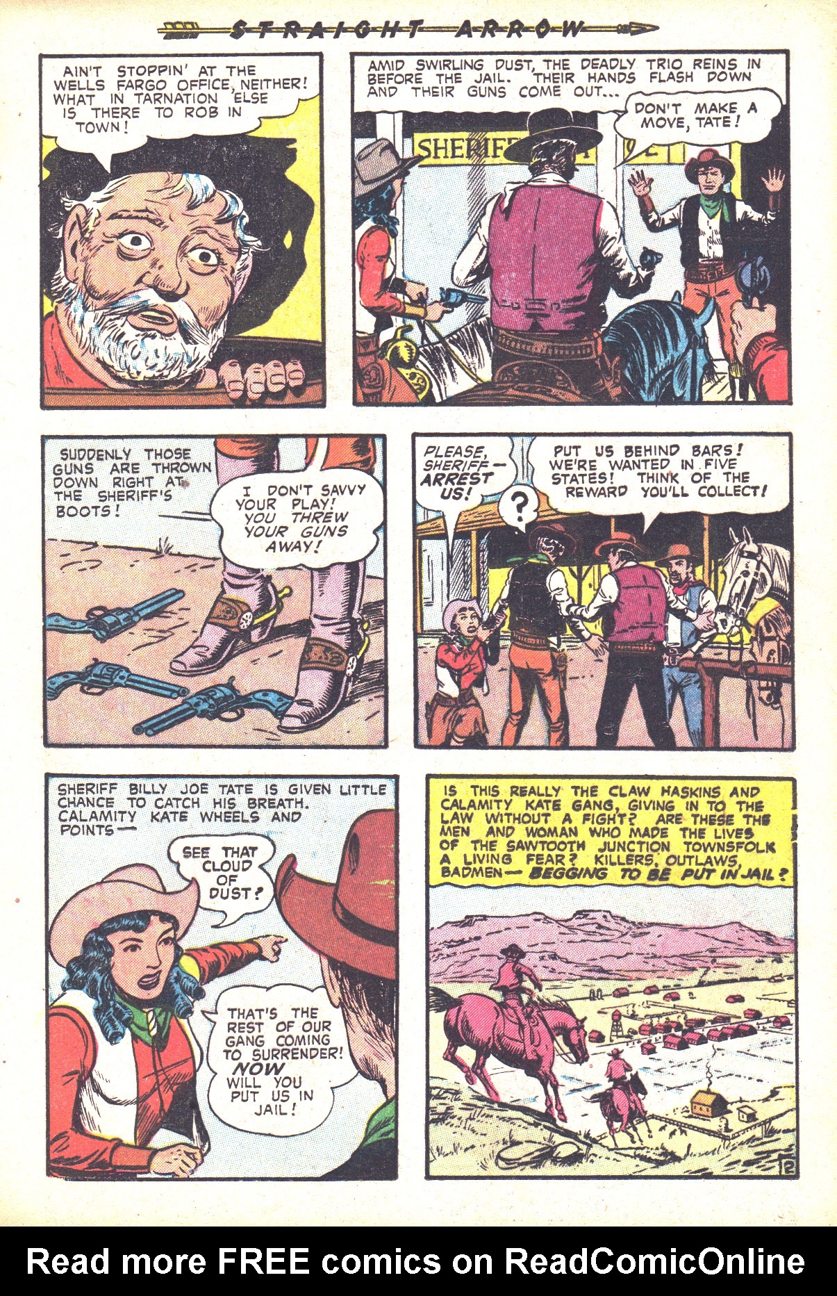 Read online Straight Arrow comic -  Issue #36 - 13