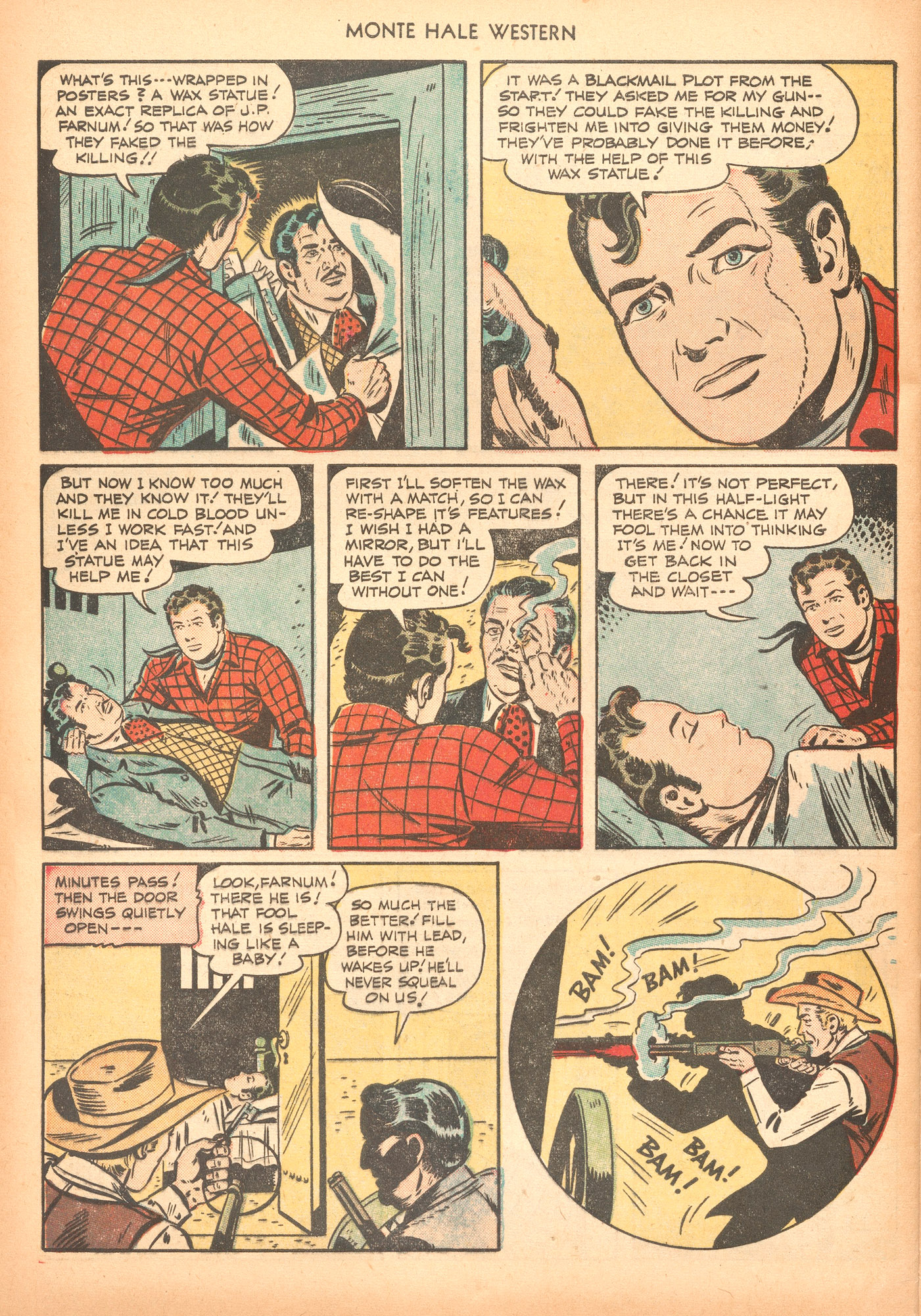 Read online Monte Hale Western comic -  Issue #64 - 32