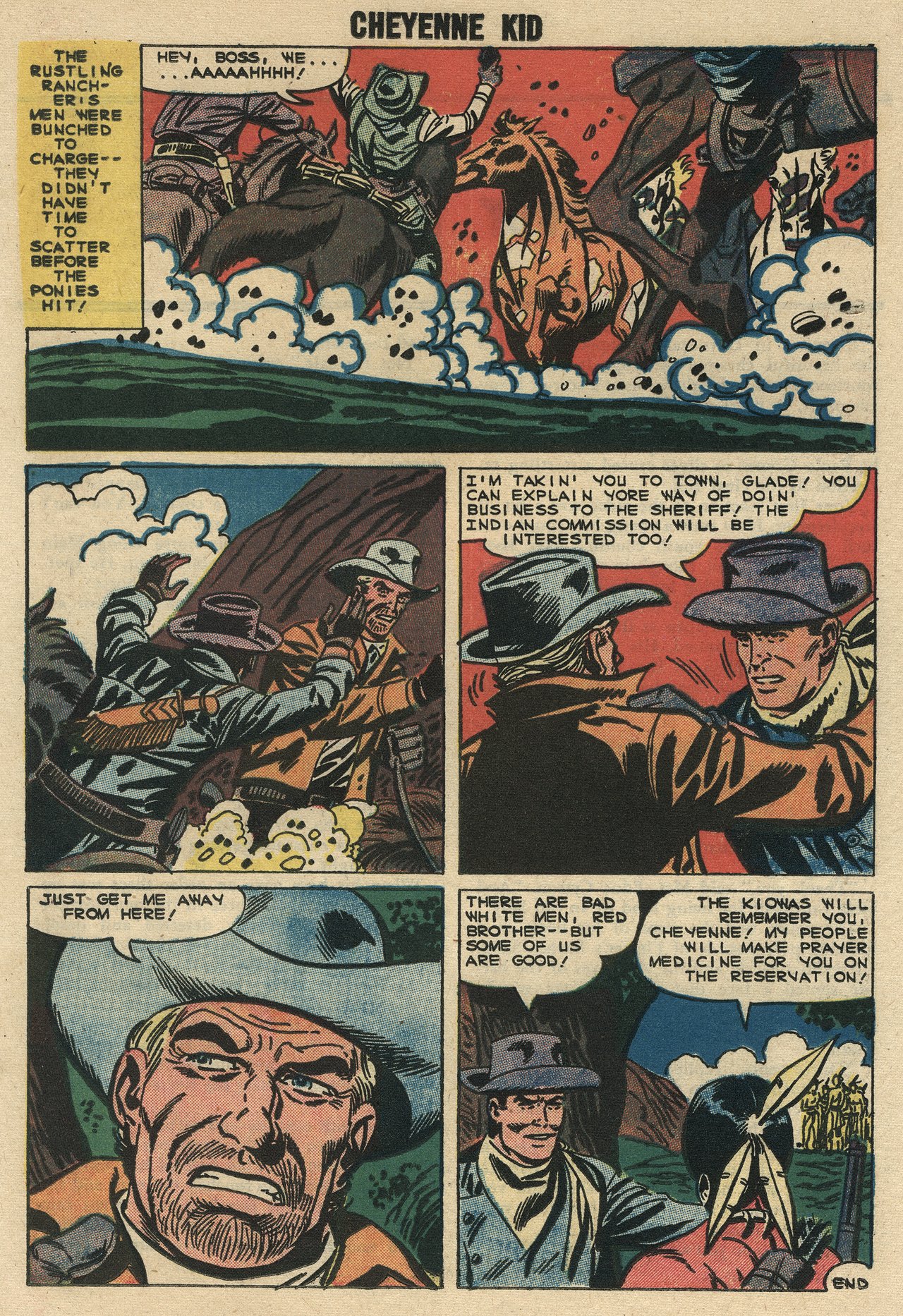 Read online Cheyenne Kid comic -  Issue #18 - 19