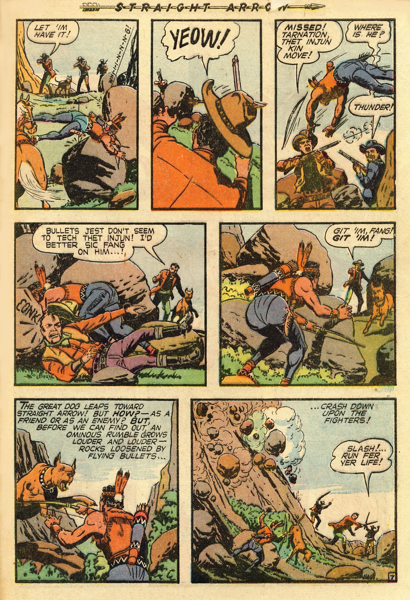 Read online Straight Arrow comic -  Issue #8 - 33