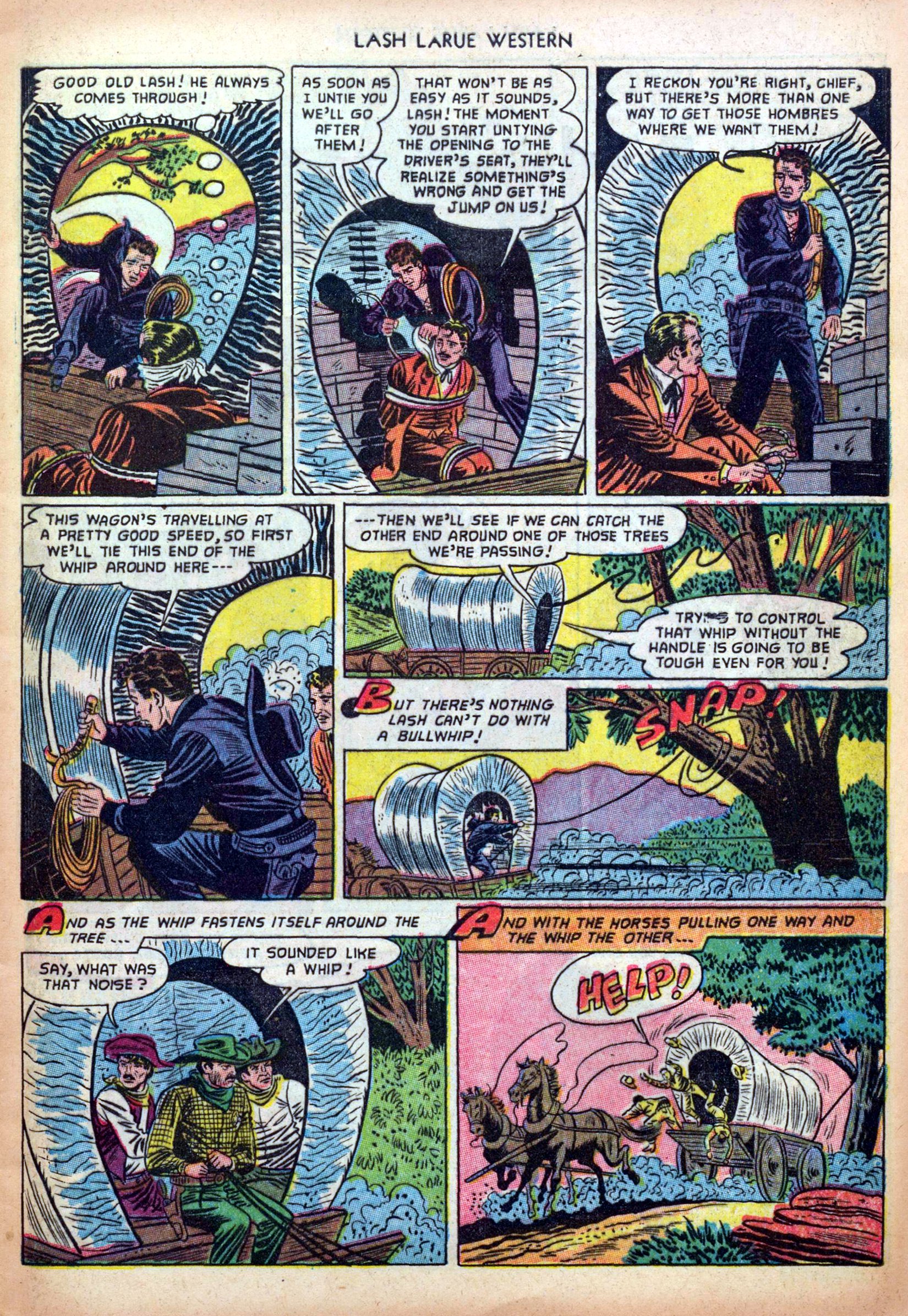 Read online Lash Larue Western (1949) comic -  Issue #33 - 9