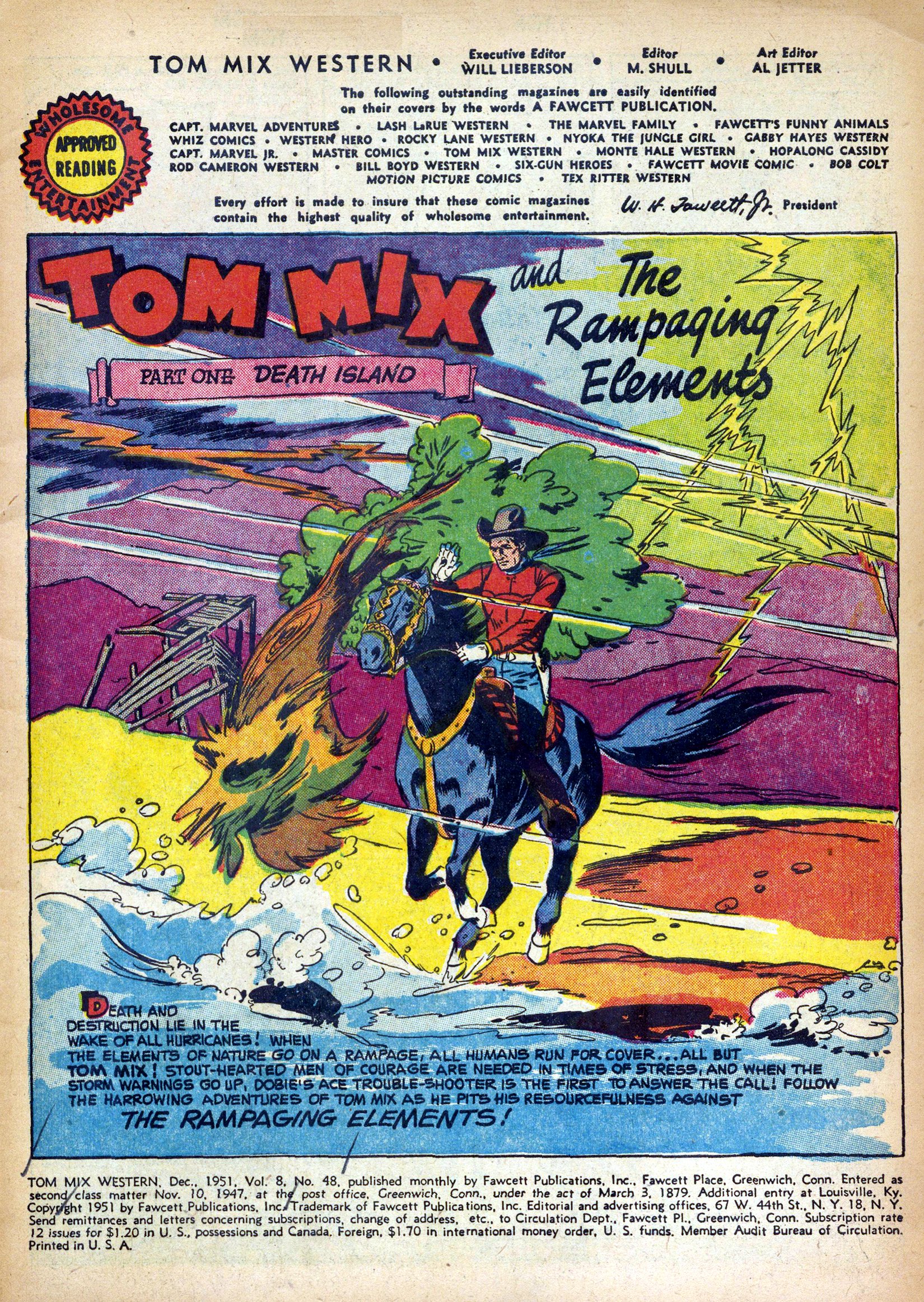 Read online Tom Mix Western (1948) comic -  Issue #48 - 3