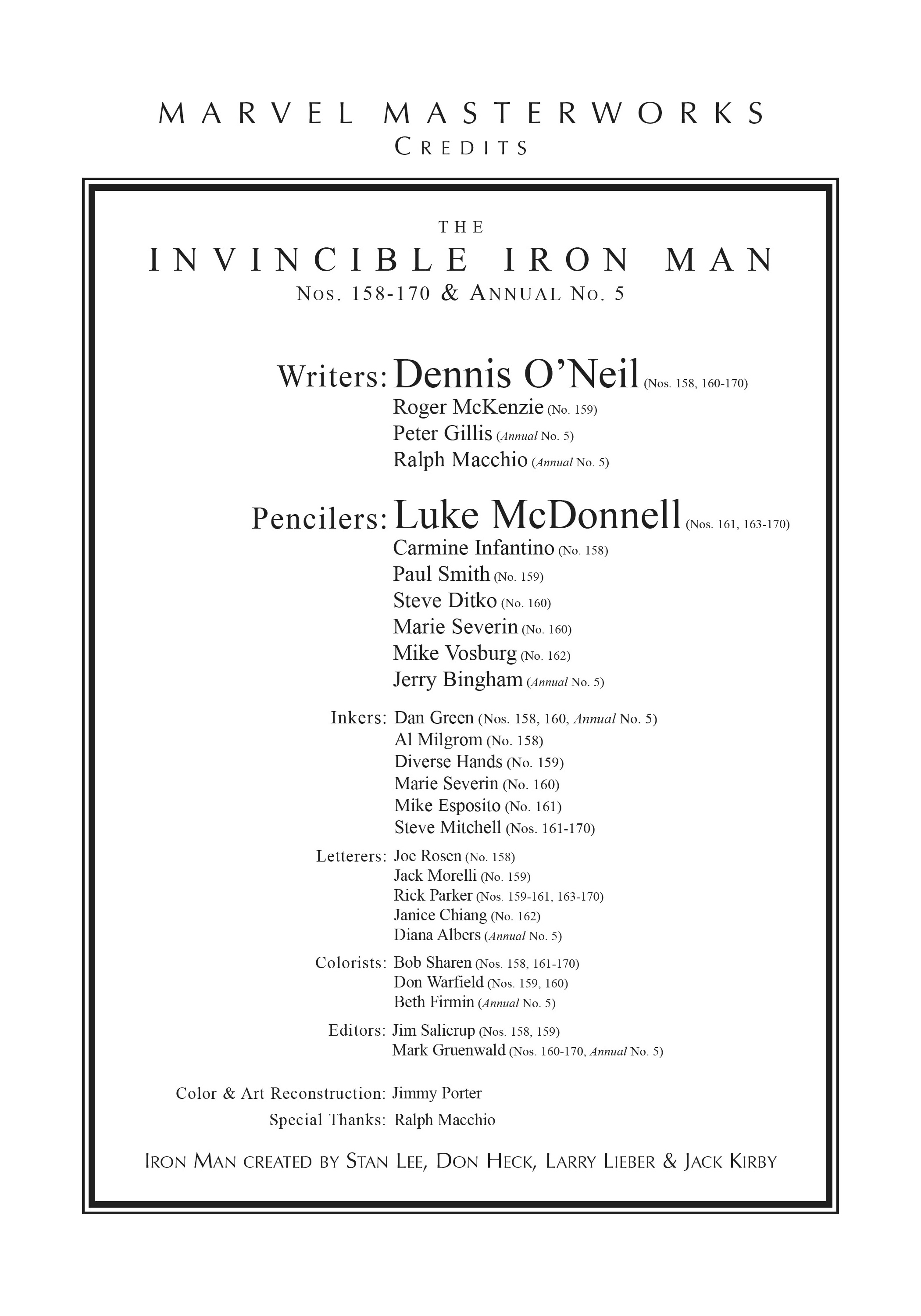 Read online Marvel Masterworks: The Invincible Iron Man comic -  Issue # TPB 16 (Part 1) - 4