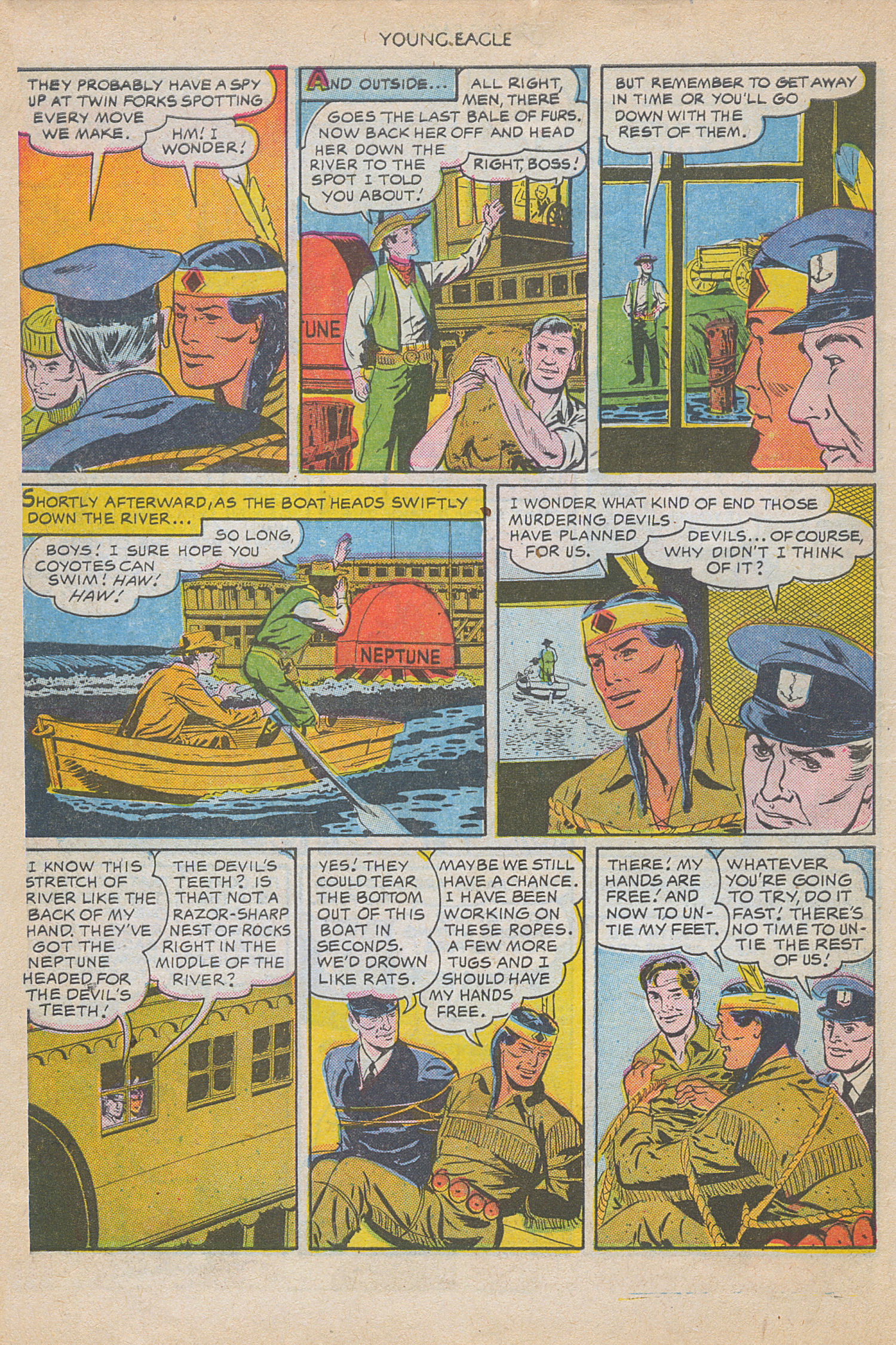 Read online Young Eagle comic -  Issue #5 - 10