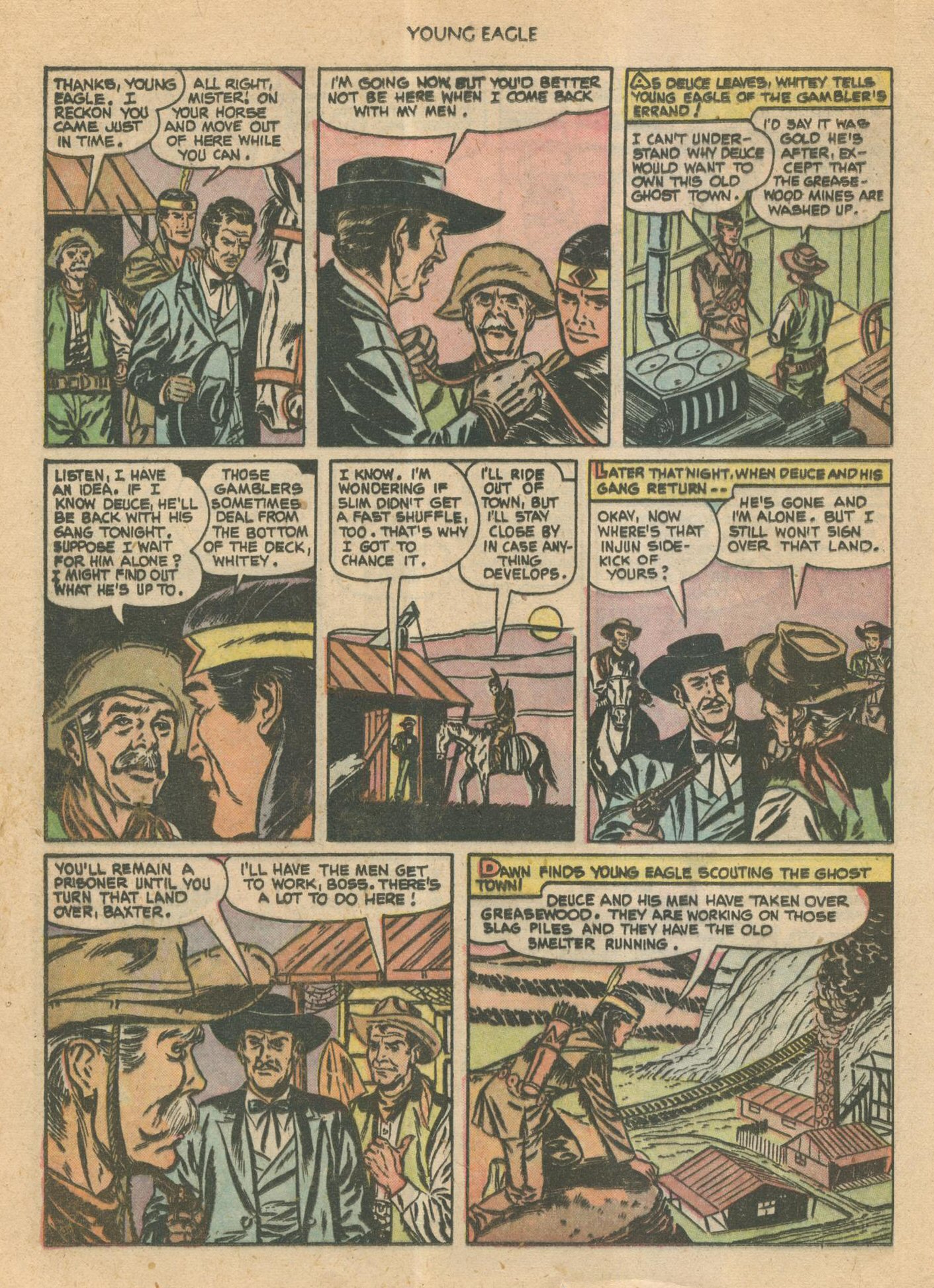 Read online Young Eagle comic -  Issue #9 - 27