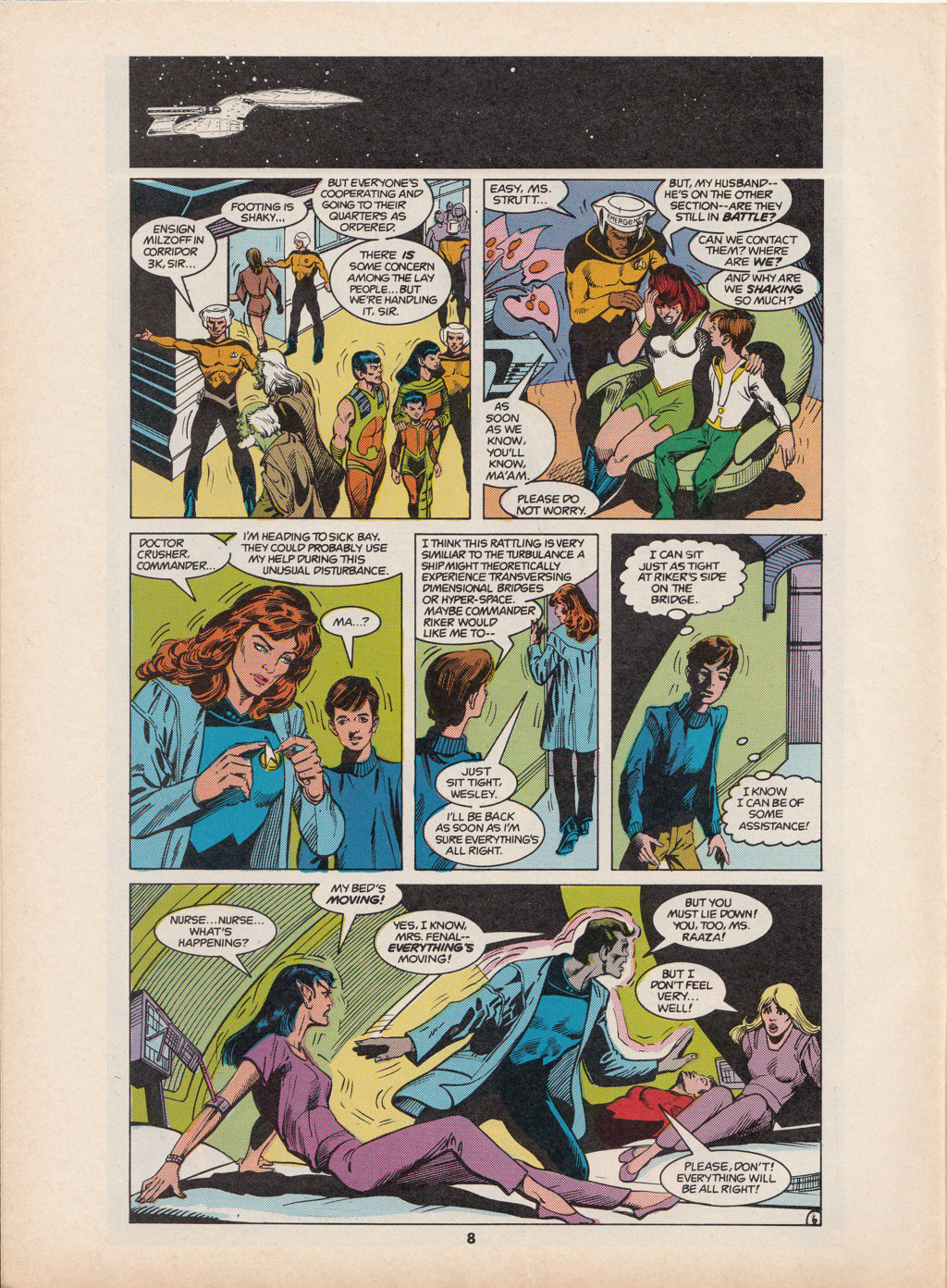 Read online Star Trek The Next Generation (1990) comic -  Issue #5 - 8