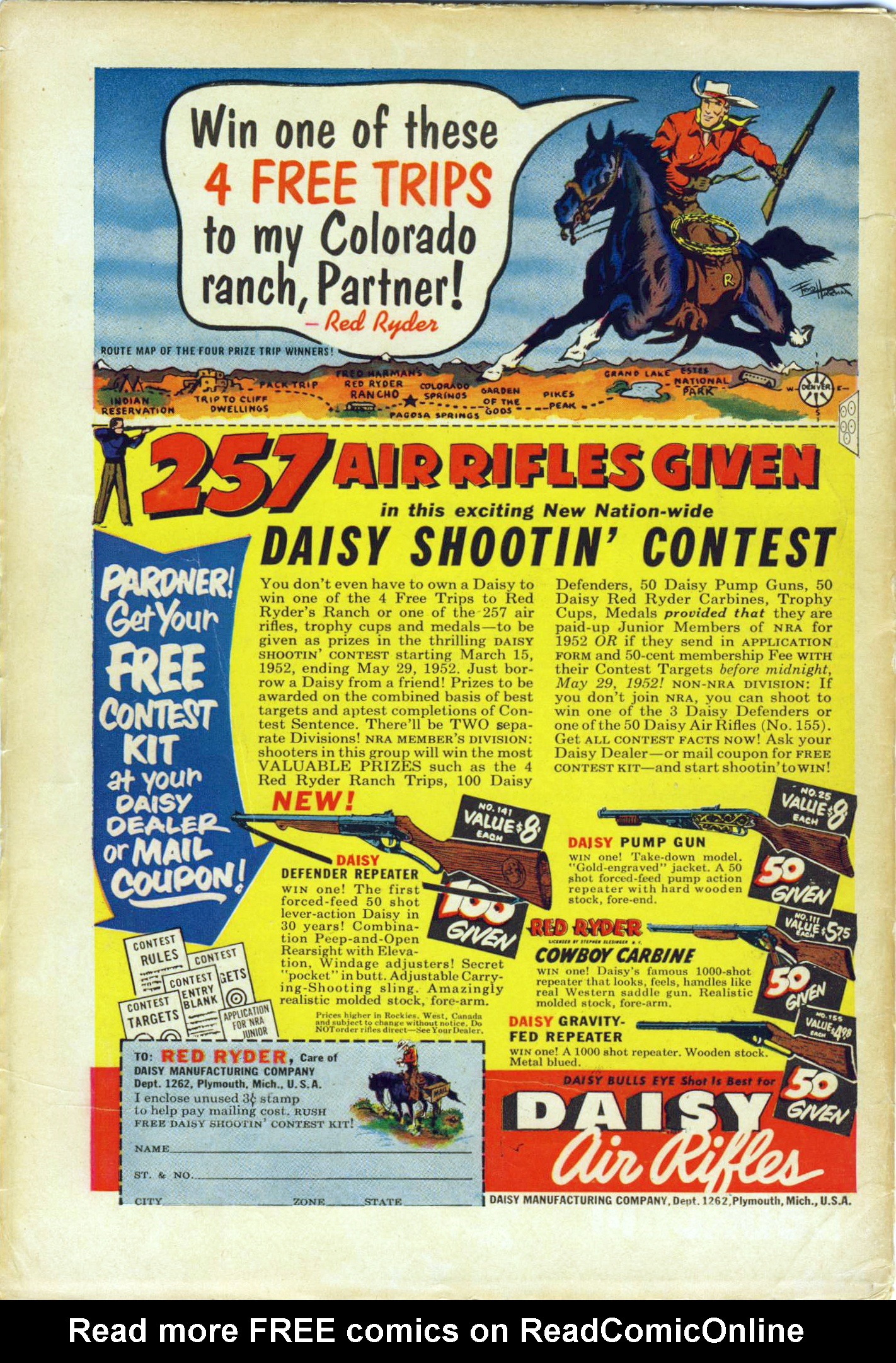 Read online Lash Larue Western (1949) comic -  Issue #29 - 36