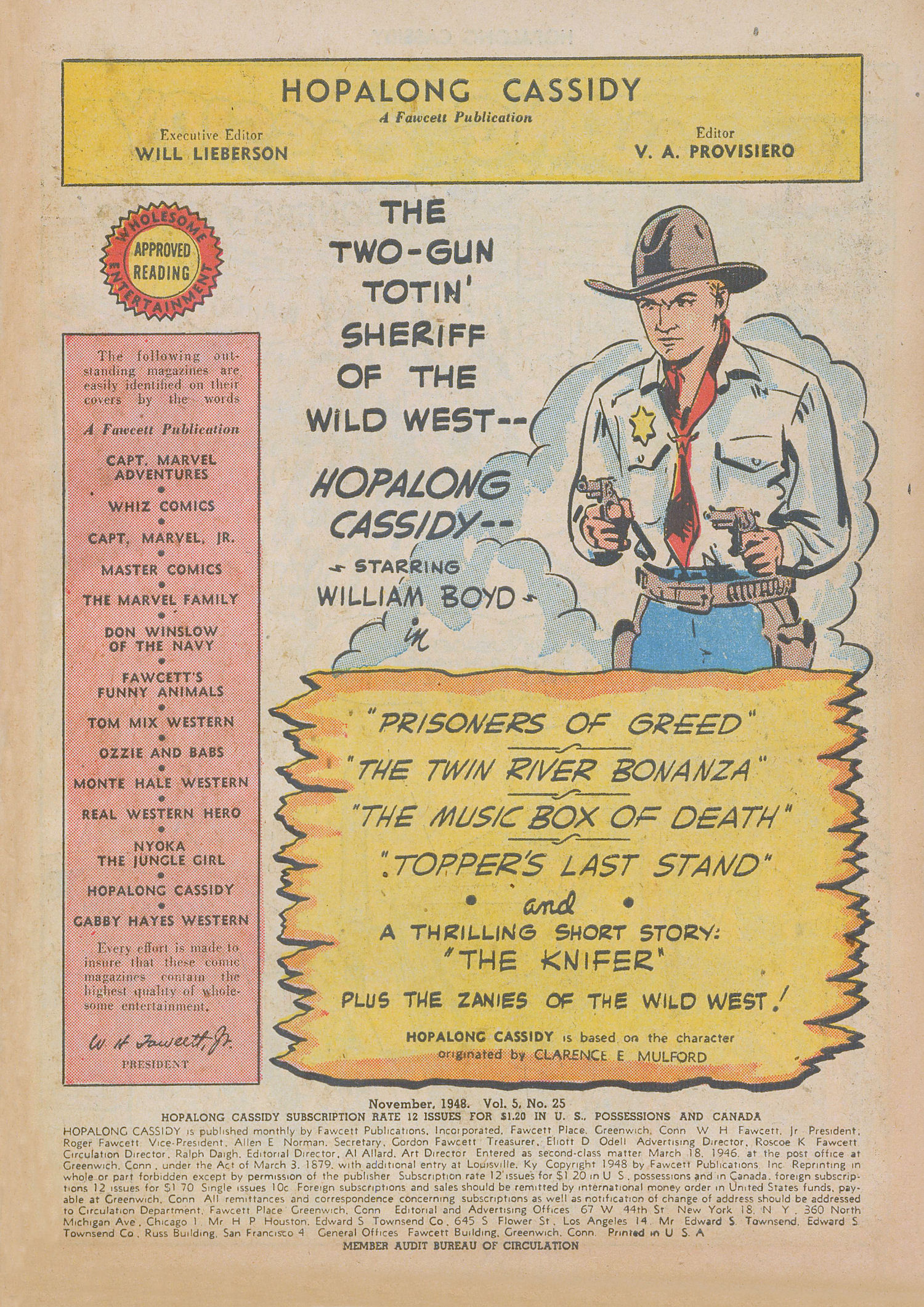 Read online Hopalong Cassidy comic -  Issue #25 - 3