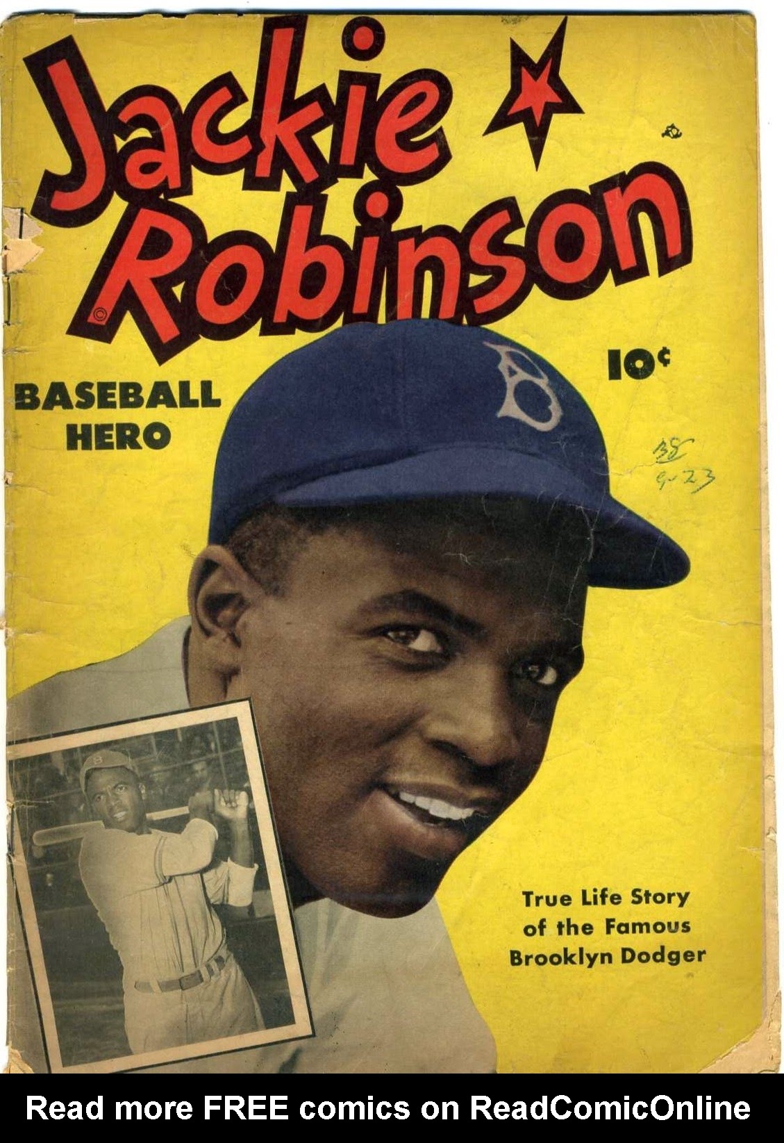 Read online Jackie Robinson comic -  Issue #1 - 1