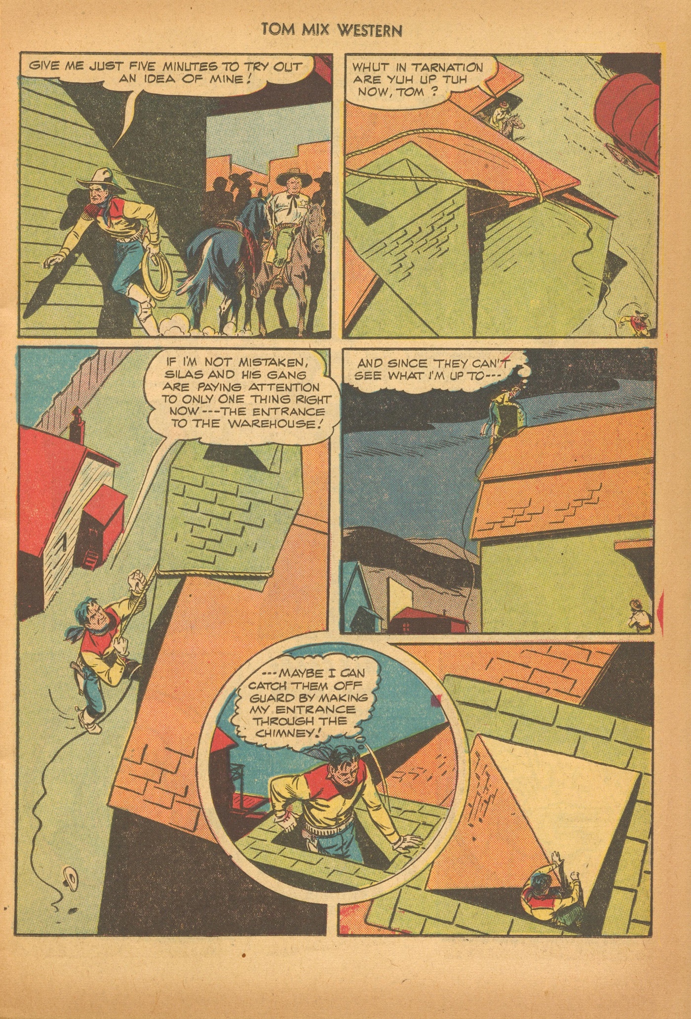 Read online Tom Mix Western (1948) comic -  Issue #6 - 11