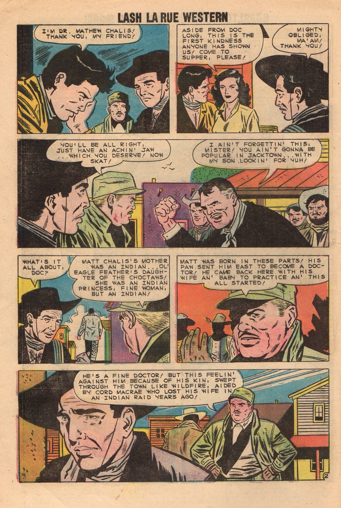 Read online Lash Larue Western (1949) comic -  Issue #75 - 4