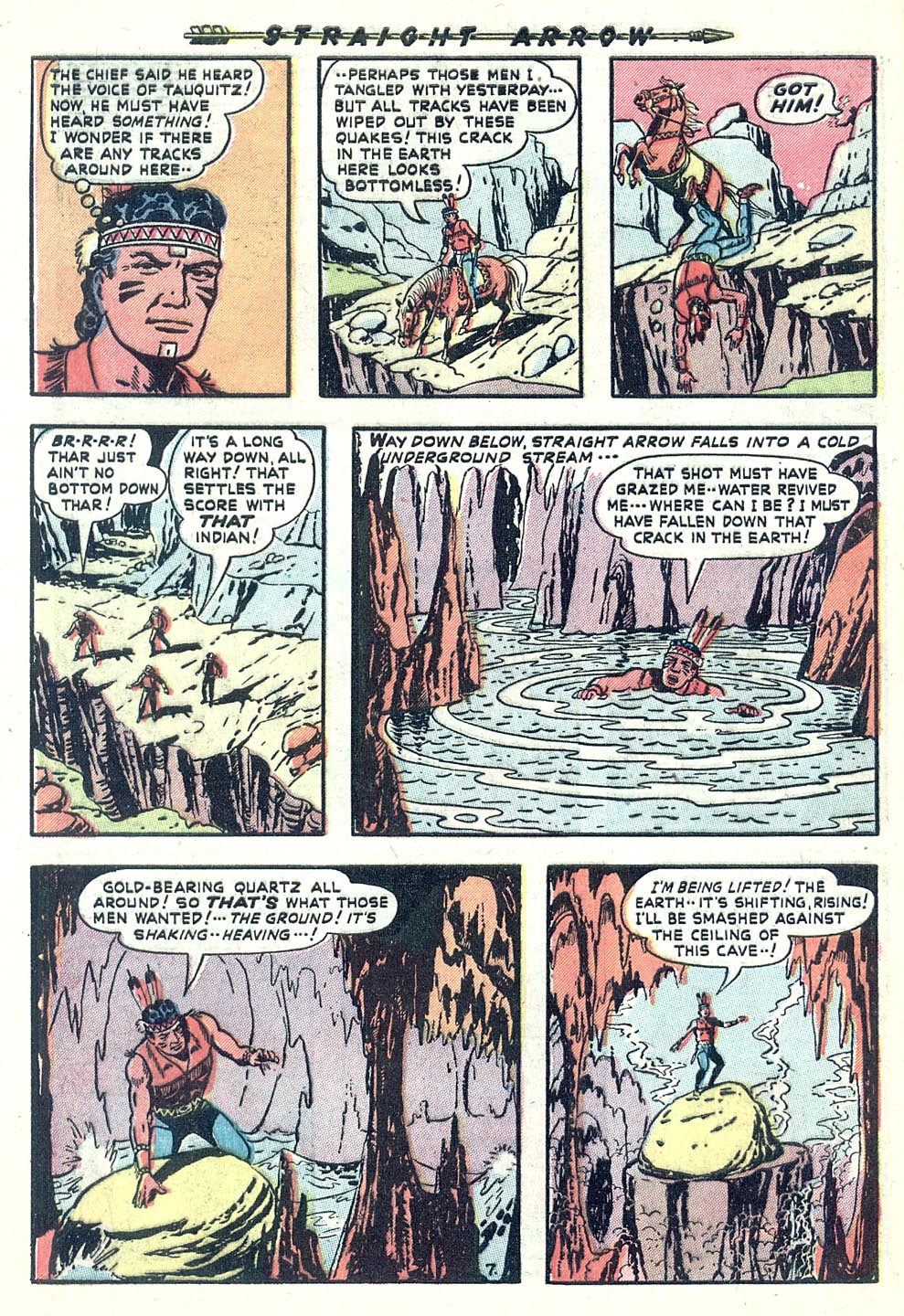 Read online Straight Arrow comic -  Issue #13 - 32