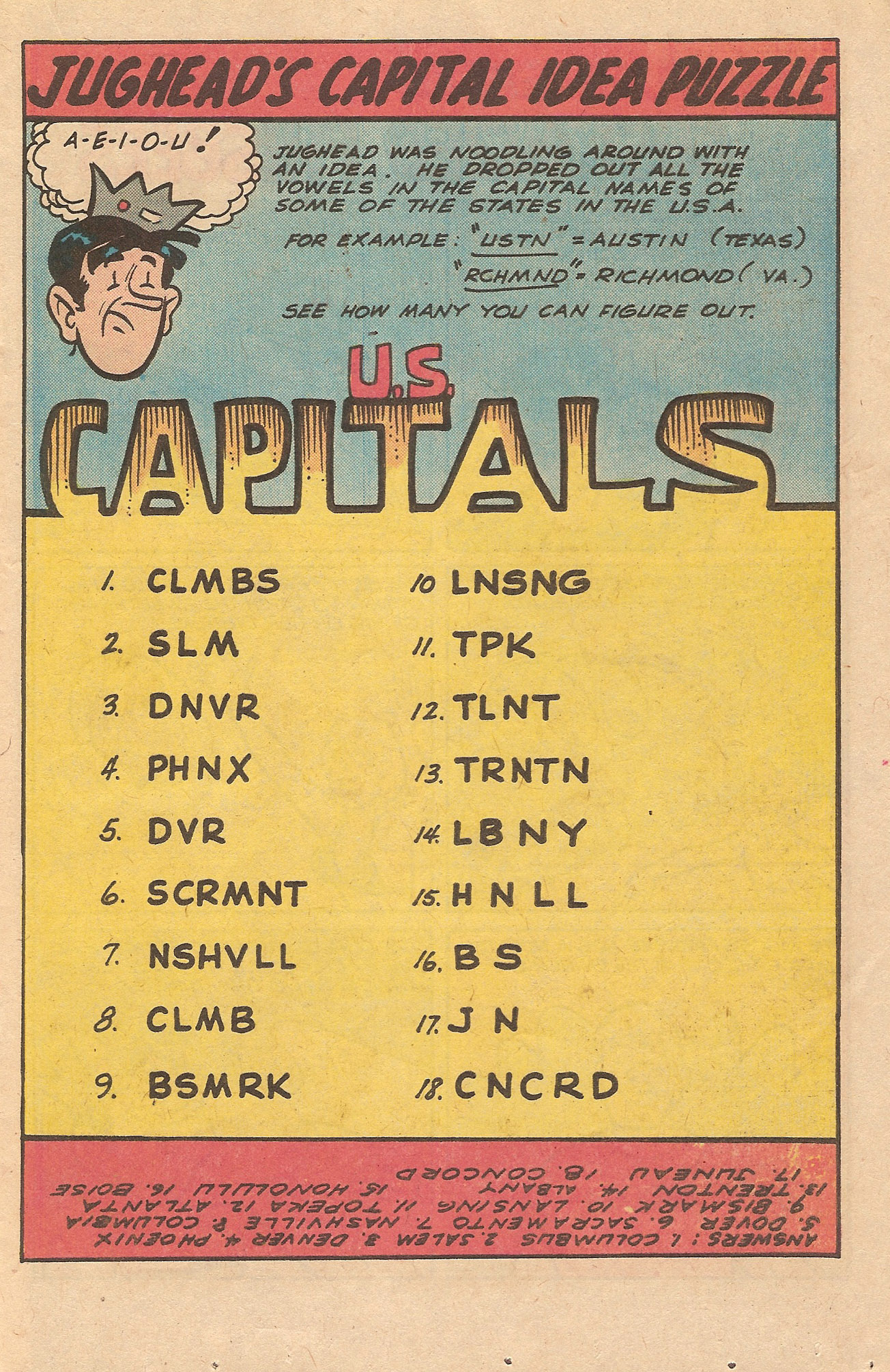 Read online Jughead's Jokes comic -  Issue #55 - 17