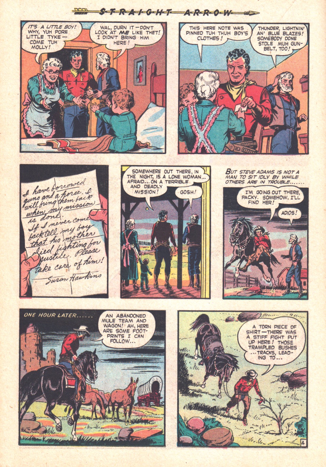 Read online Straight Arrow comic -  Issue #5 - 14