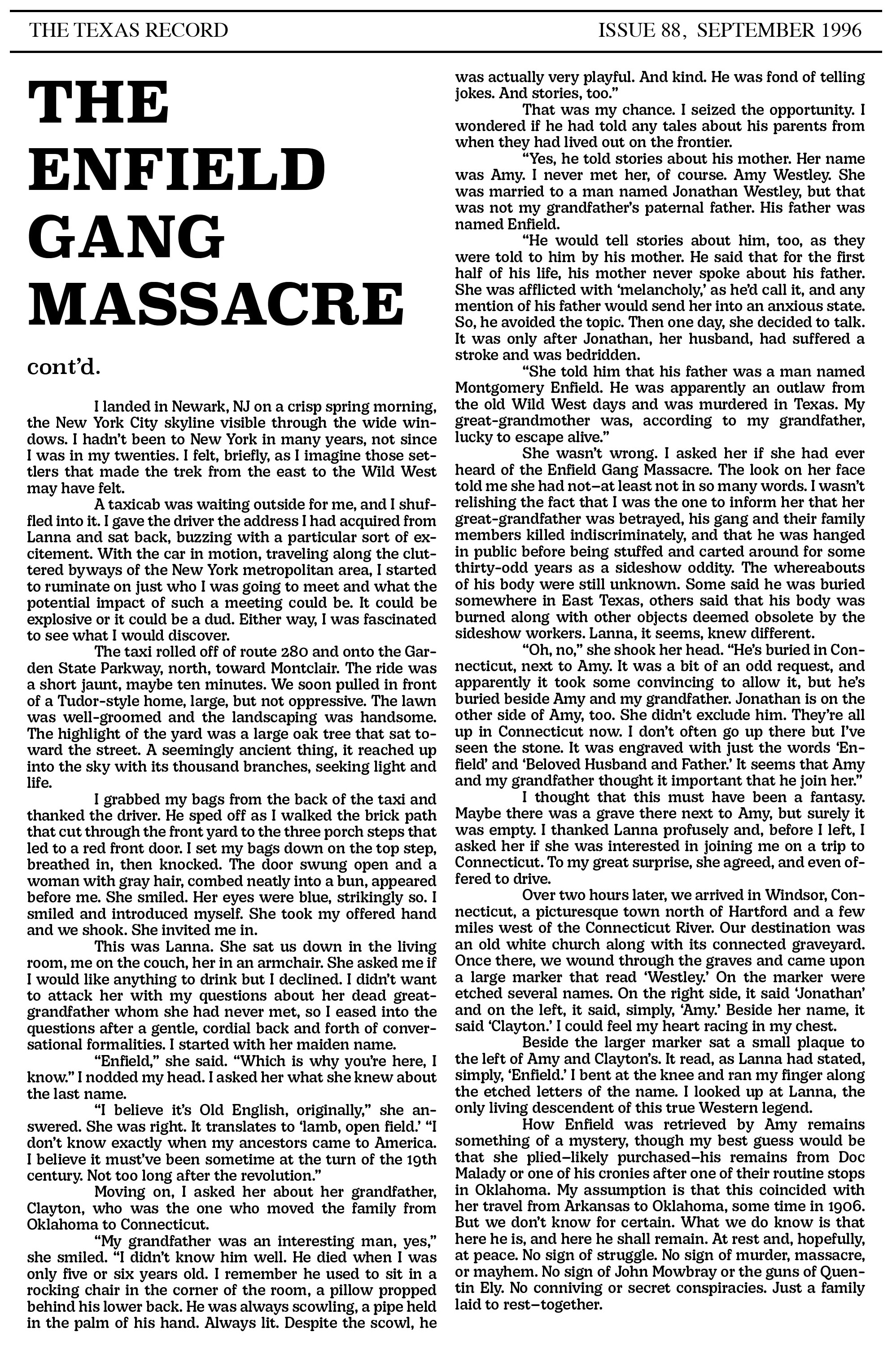 Read online The Enfield Gang Massacre comic -  Issue #6 - 32