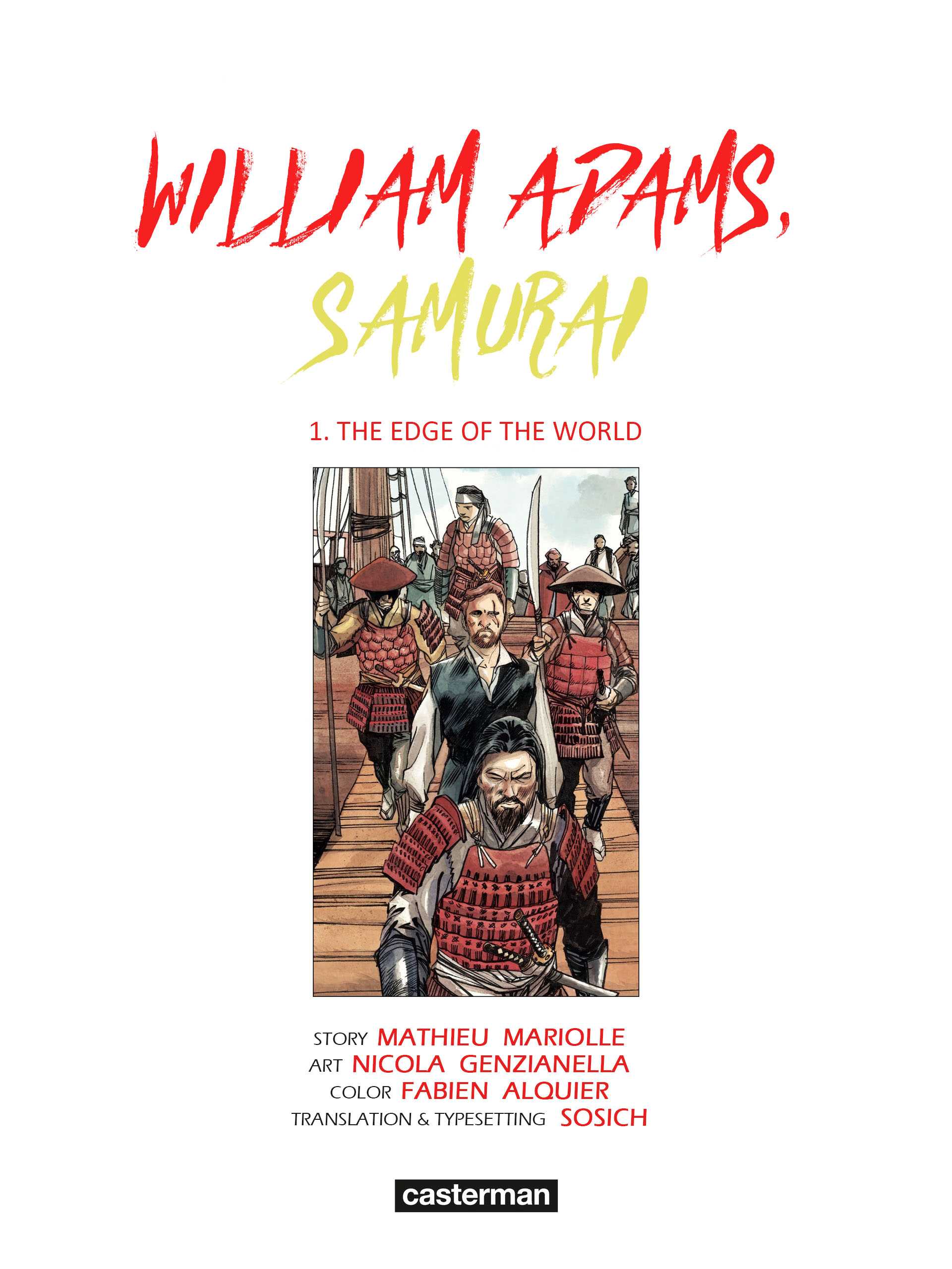 Read online William Adams, Samuraj comic -  Issue #1 - 2