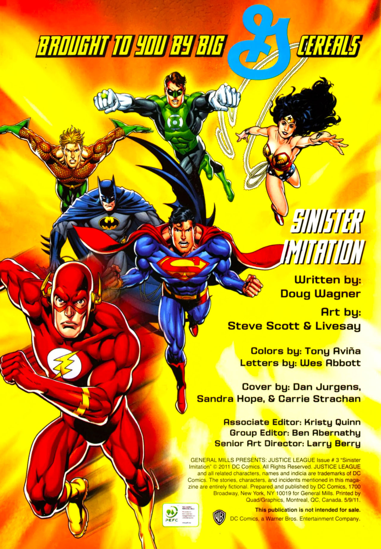 Read online General Mills Presents: Justice League (2011) comic -  Issue #3 - 2