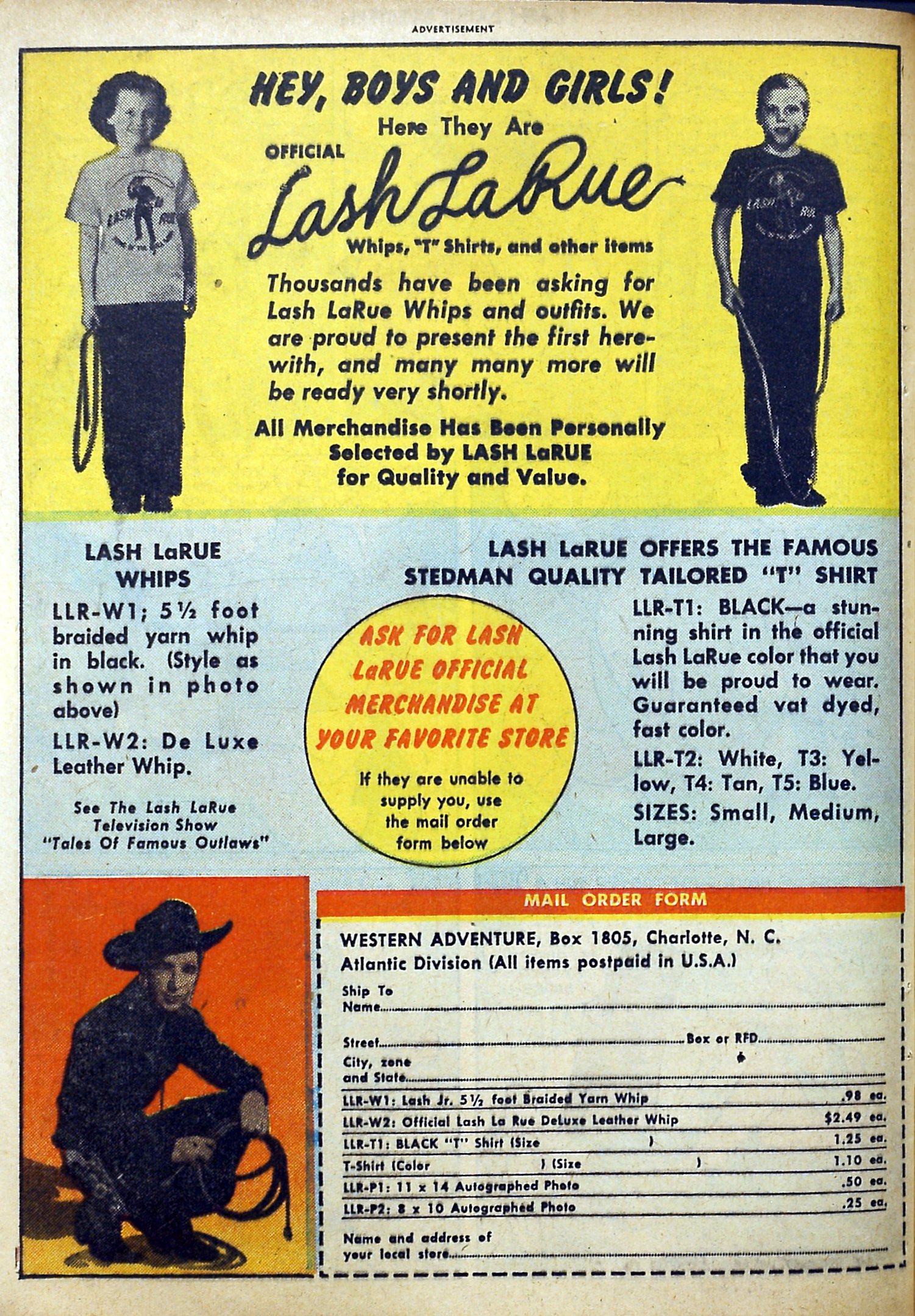 Read online Lash Larue Western (1949) comic -  Issue #11 - 40