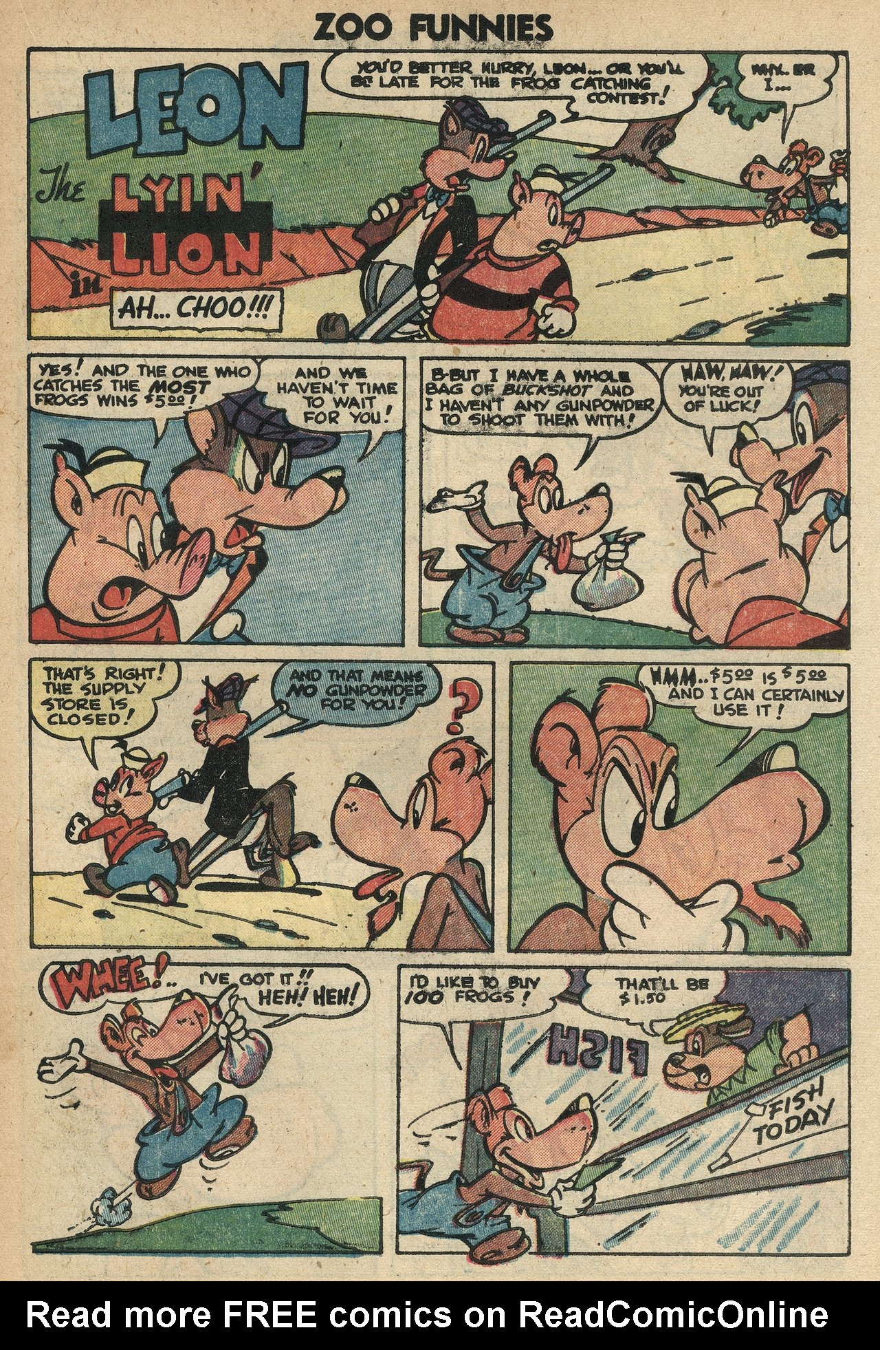 Read online Zoo Funnies comic -  Issue #5 - 19