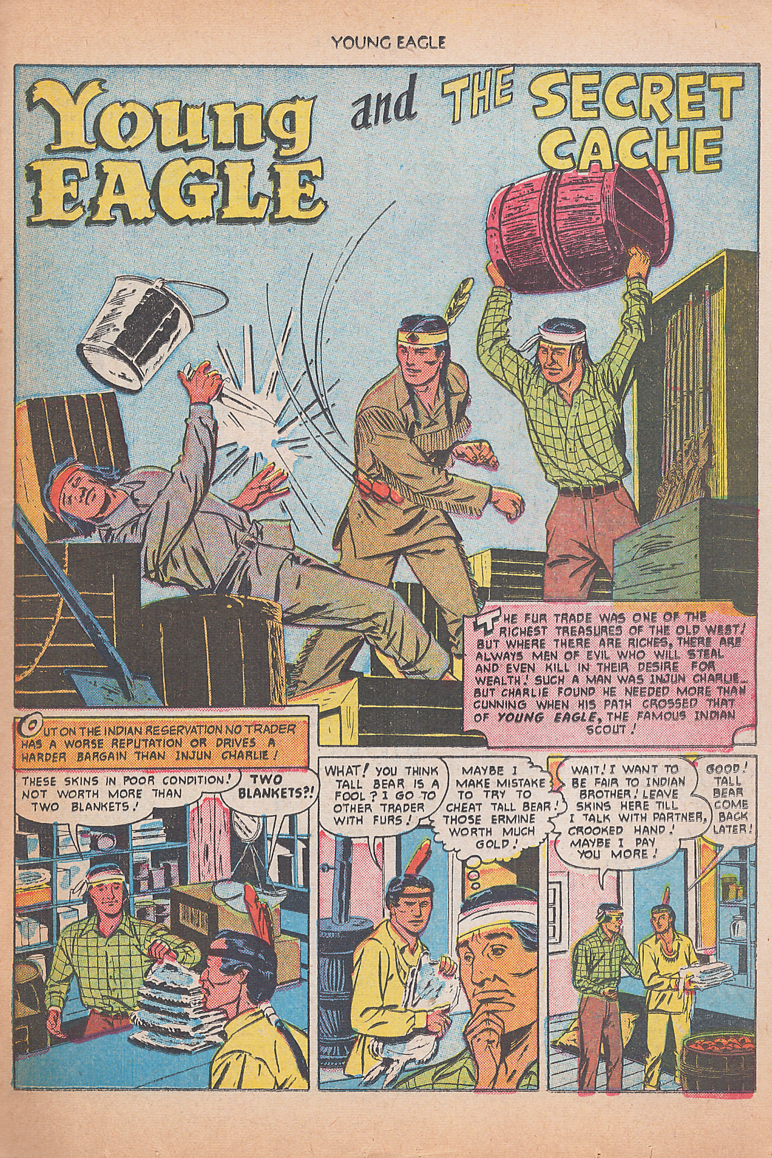 Read online Young Eagle comic -  Issue #3 - 23
