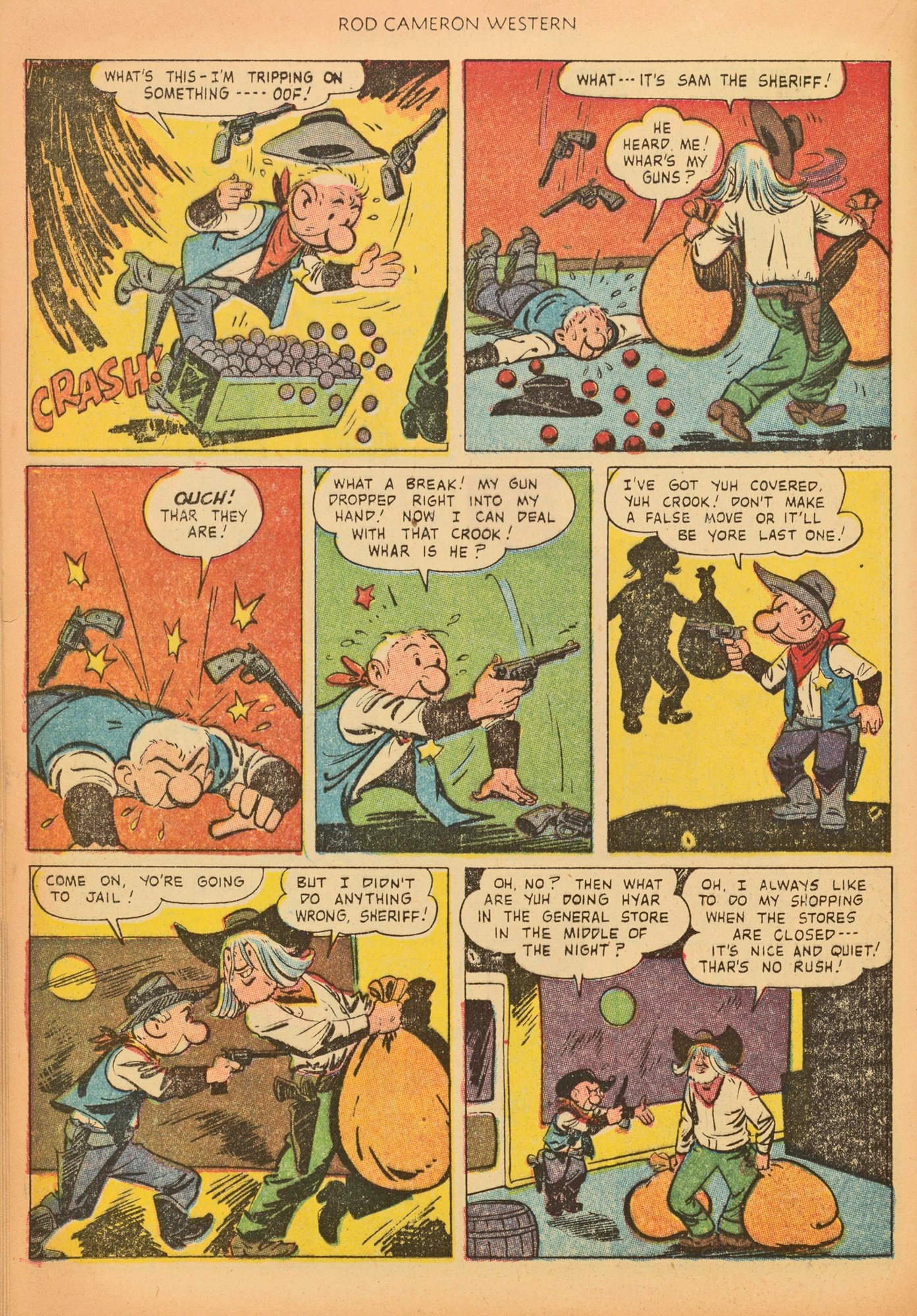 Read online Rod Cameron Western comic -  Issue #19 - 16